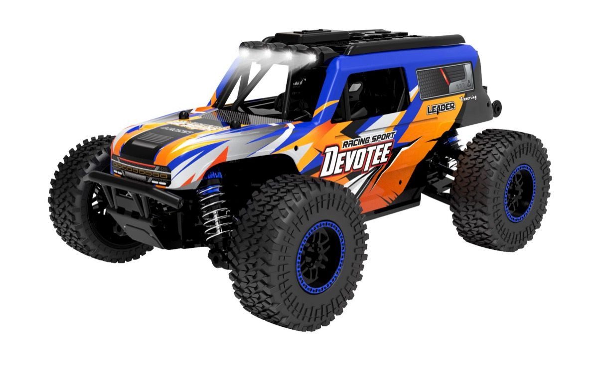 Absima RC-Auto 1:20 Desert Runner "Devotee"4WD RTR (fertig aufgebaut), inkl. 2.4GHz Fernsteuerungssystem, Akku, USB-Lader und LED Beleuchtung