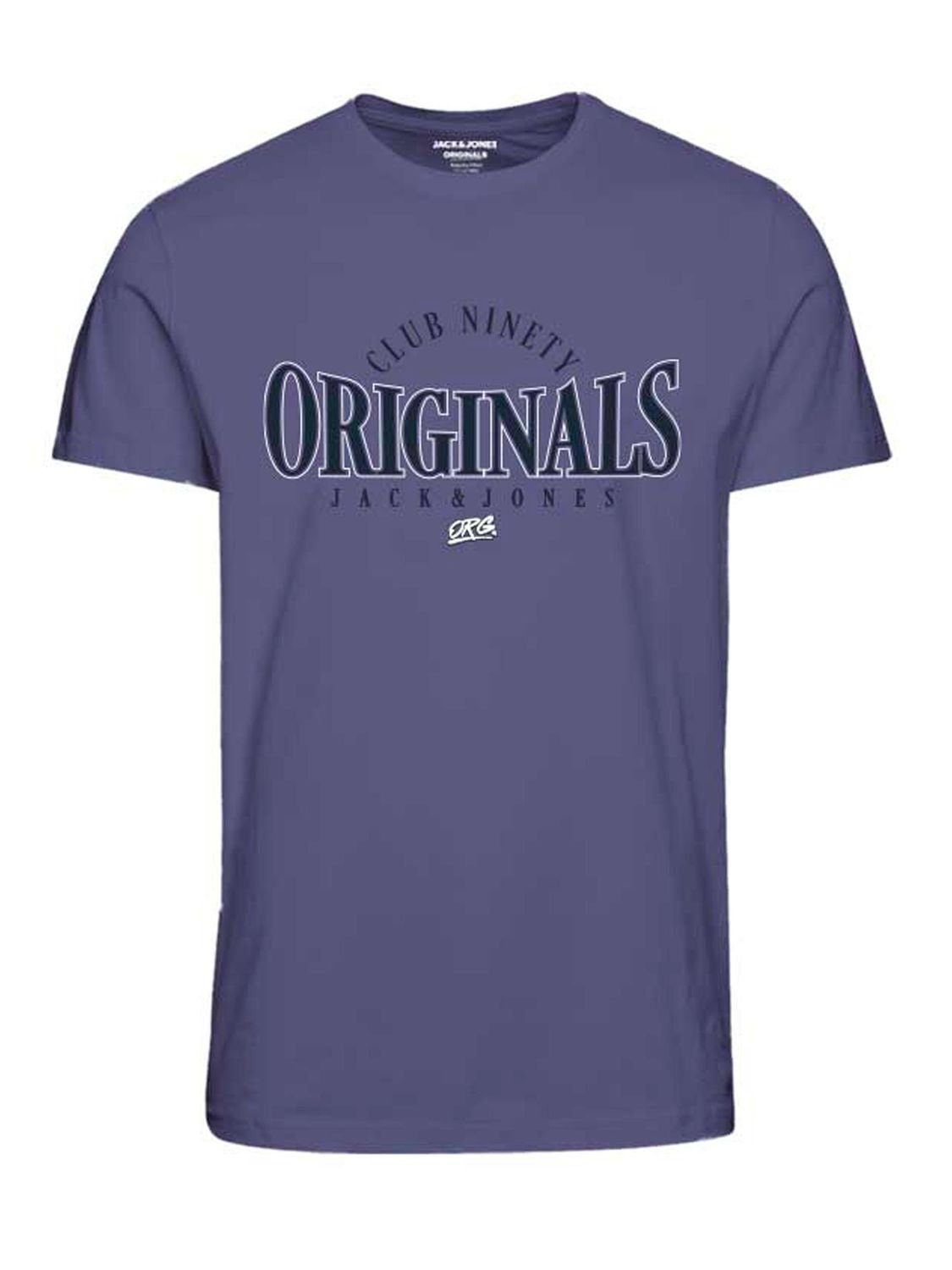 Jack & Jones T-Shirt JORETHAN (1-tlg) aus Baumwolle Twilight Purple 12245203