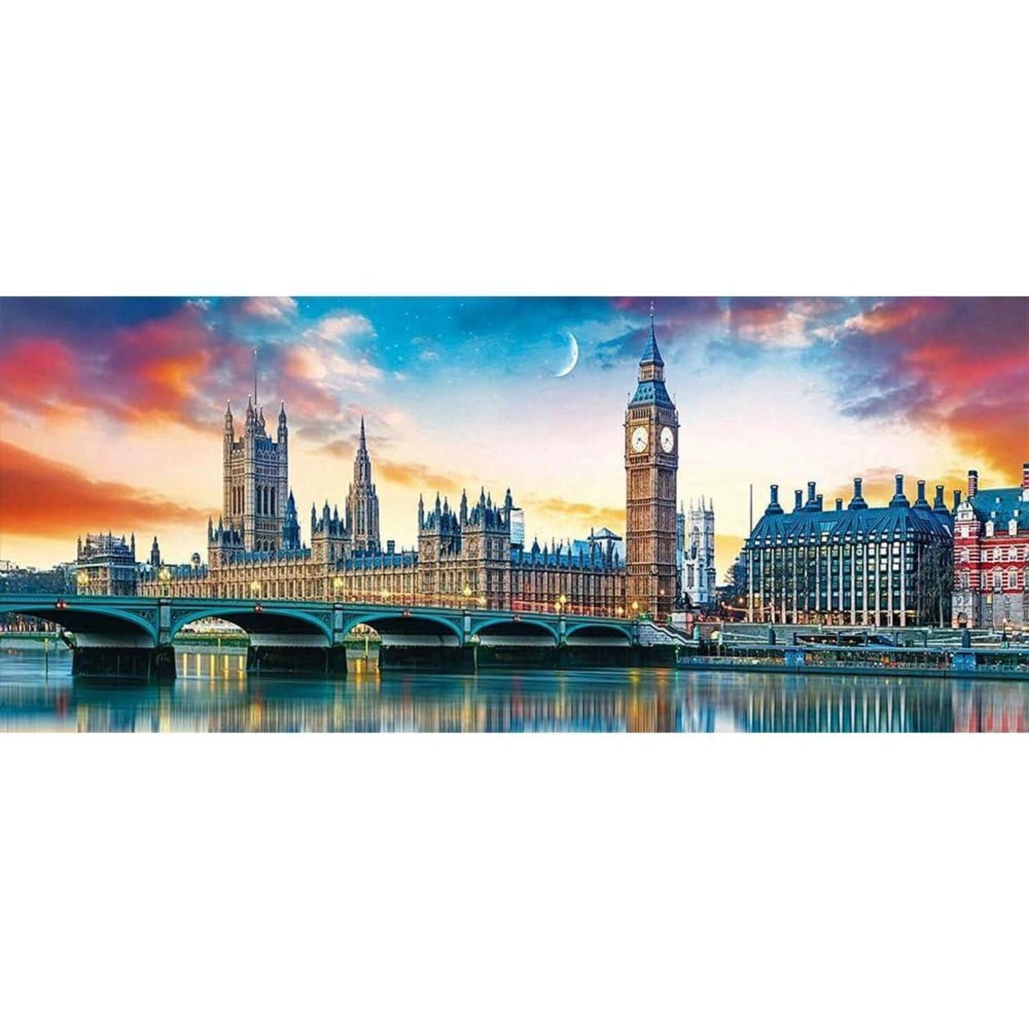 LuxusKollektion Kreativset Diamond Painting Brücke London 110x50cm