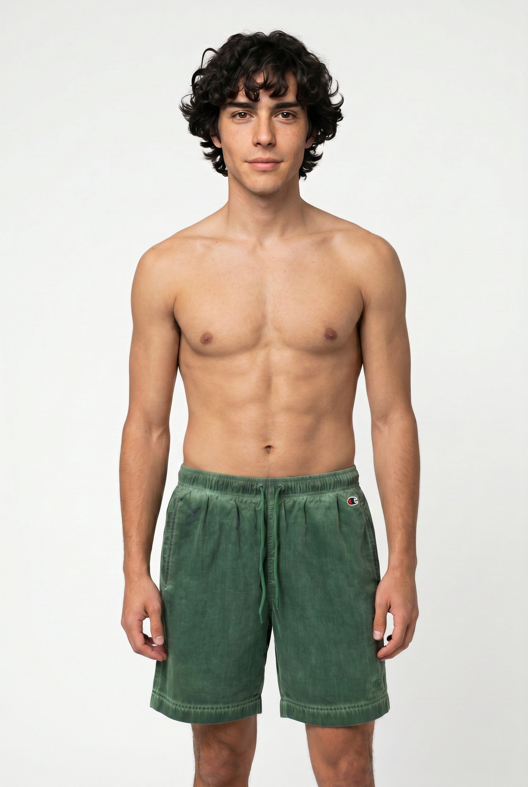 Champion Badeshorts 5-inch Men's swim shorts unifarbene oder ausgewaschene Optik, leichtes Material aus Polyamid