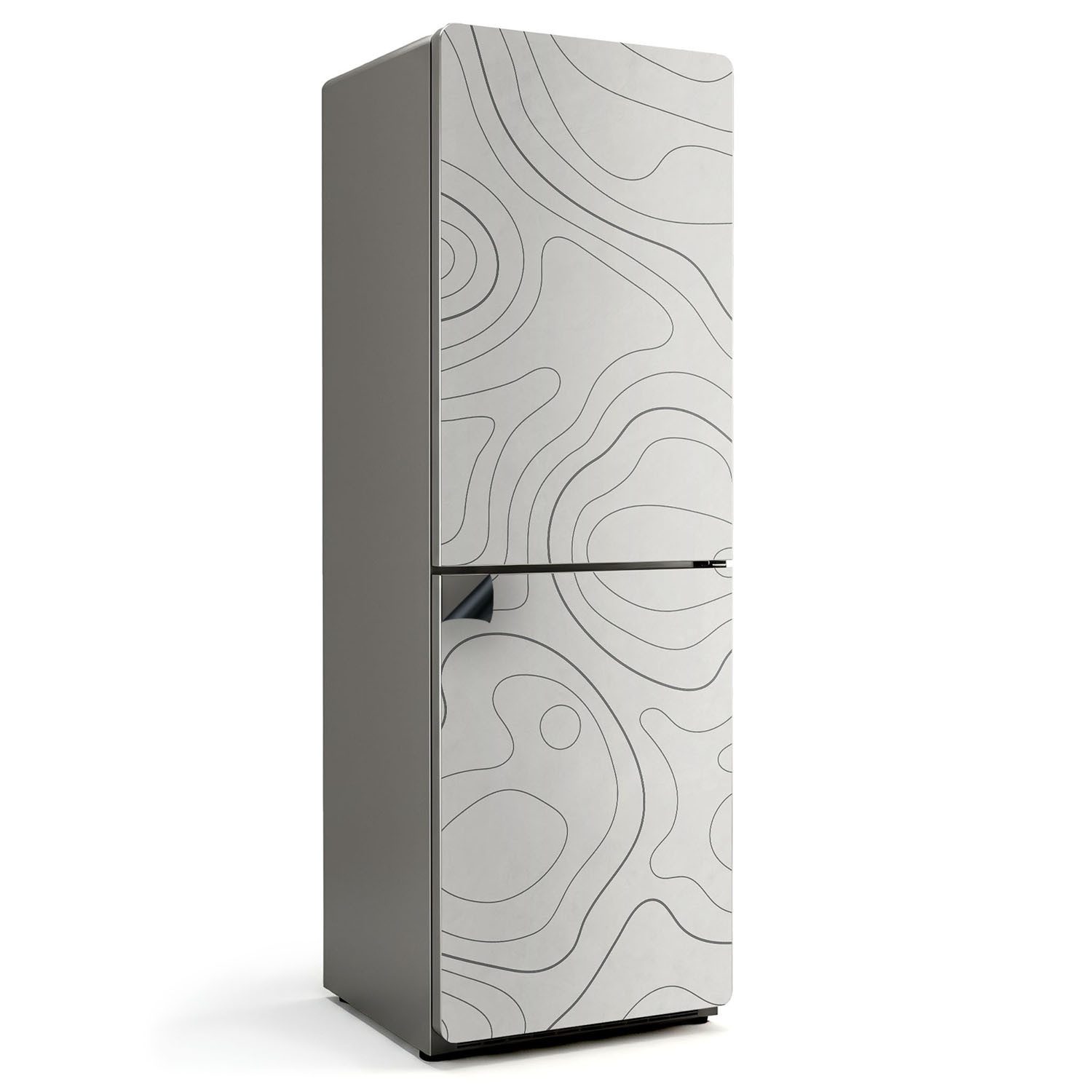 Magnetfolie Kühlschrank Magnetmatte Wellenlinien Magnetfolie für den Kühlschrank