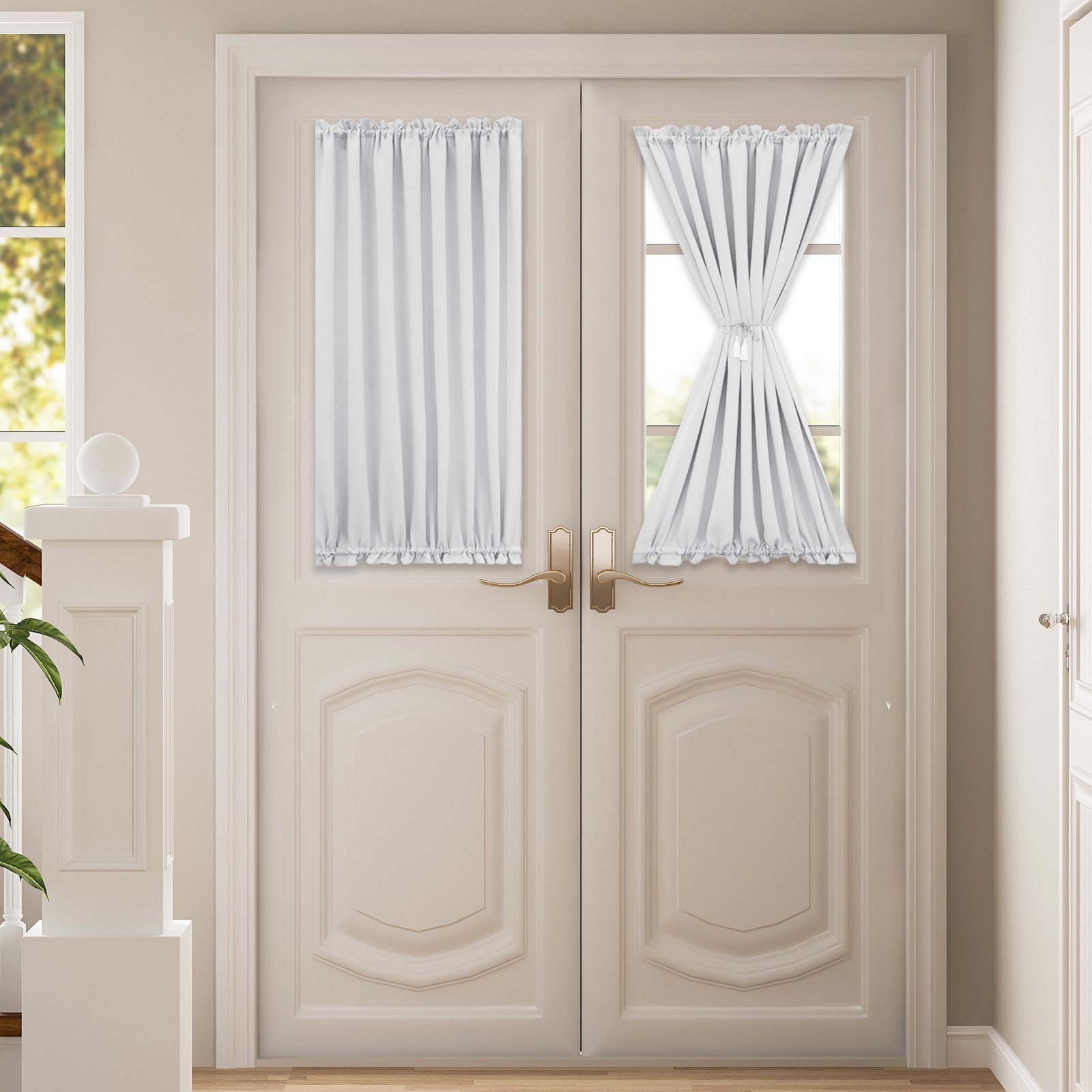 BTTO Türvorhang Türvorhänge Stabtasche,Kräuselband,Verdunkelung,für Türfenster (1 St), (B*H): 61*102cm;61*183cm;132*102cm;132*183cm