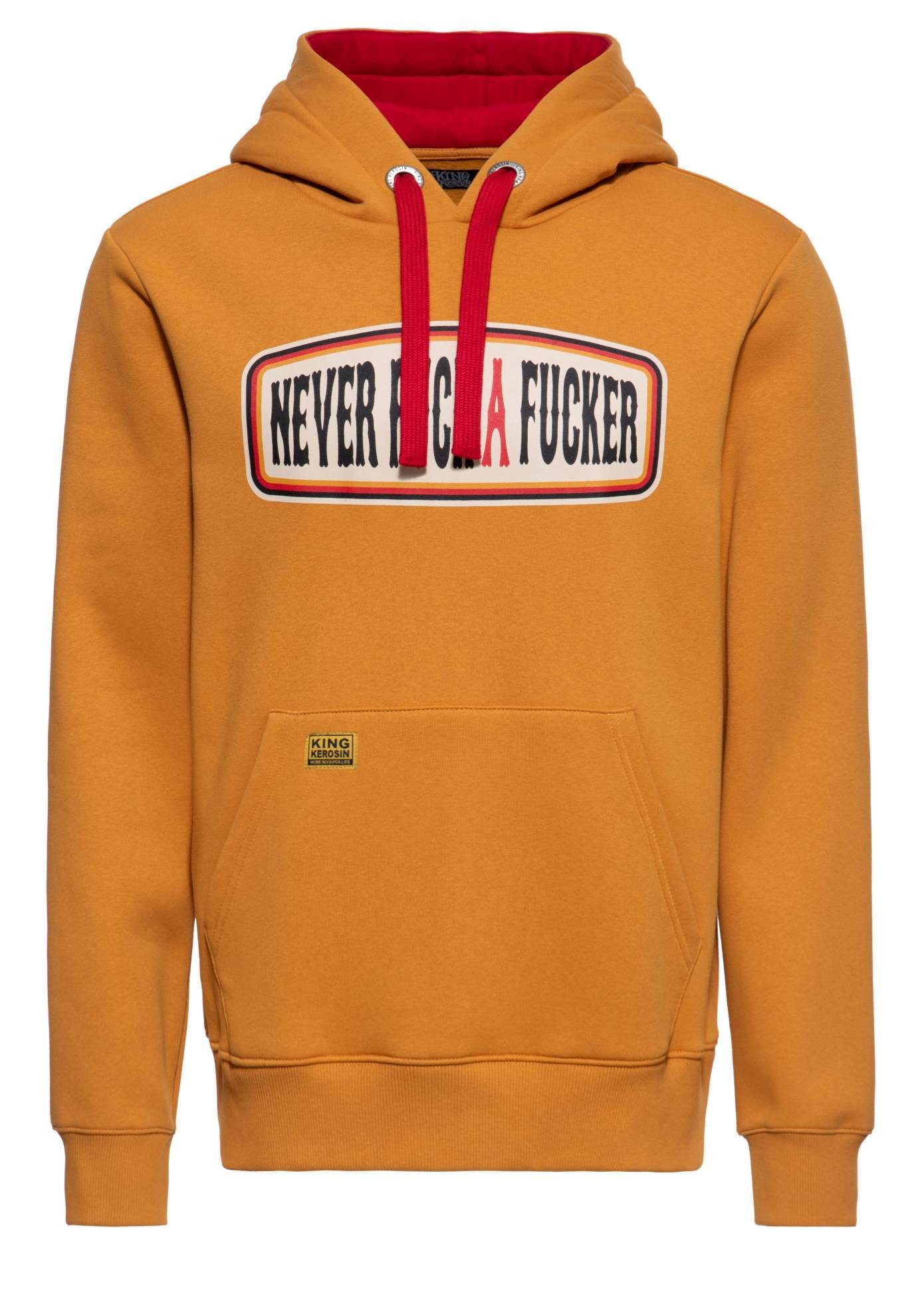 KingKerosin Kapuzenpullover Never Fuck A Fucker günstig online kaufen