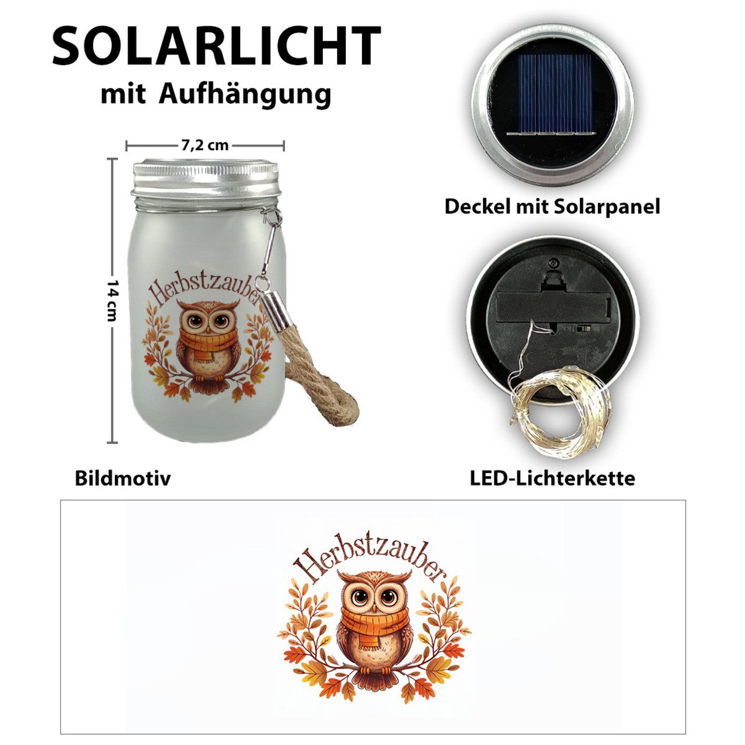 speecheese Dekolicht Niedliche Eule mit Schal günstig online kaufen