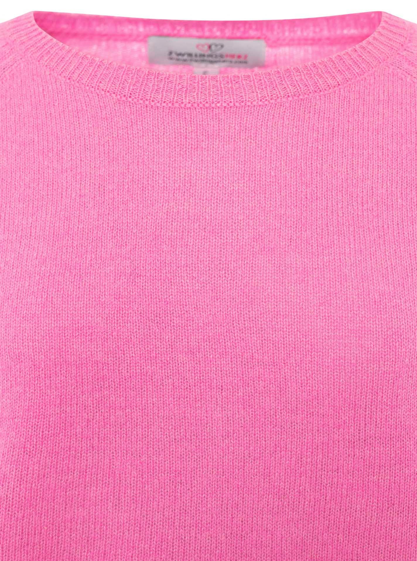 Zwillingsherz Kaschmirpullover 100% Kaschmir Rundhalspullover