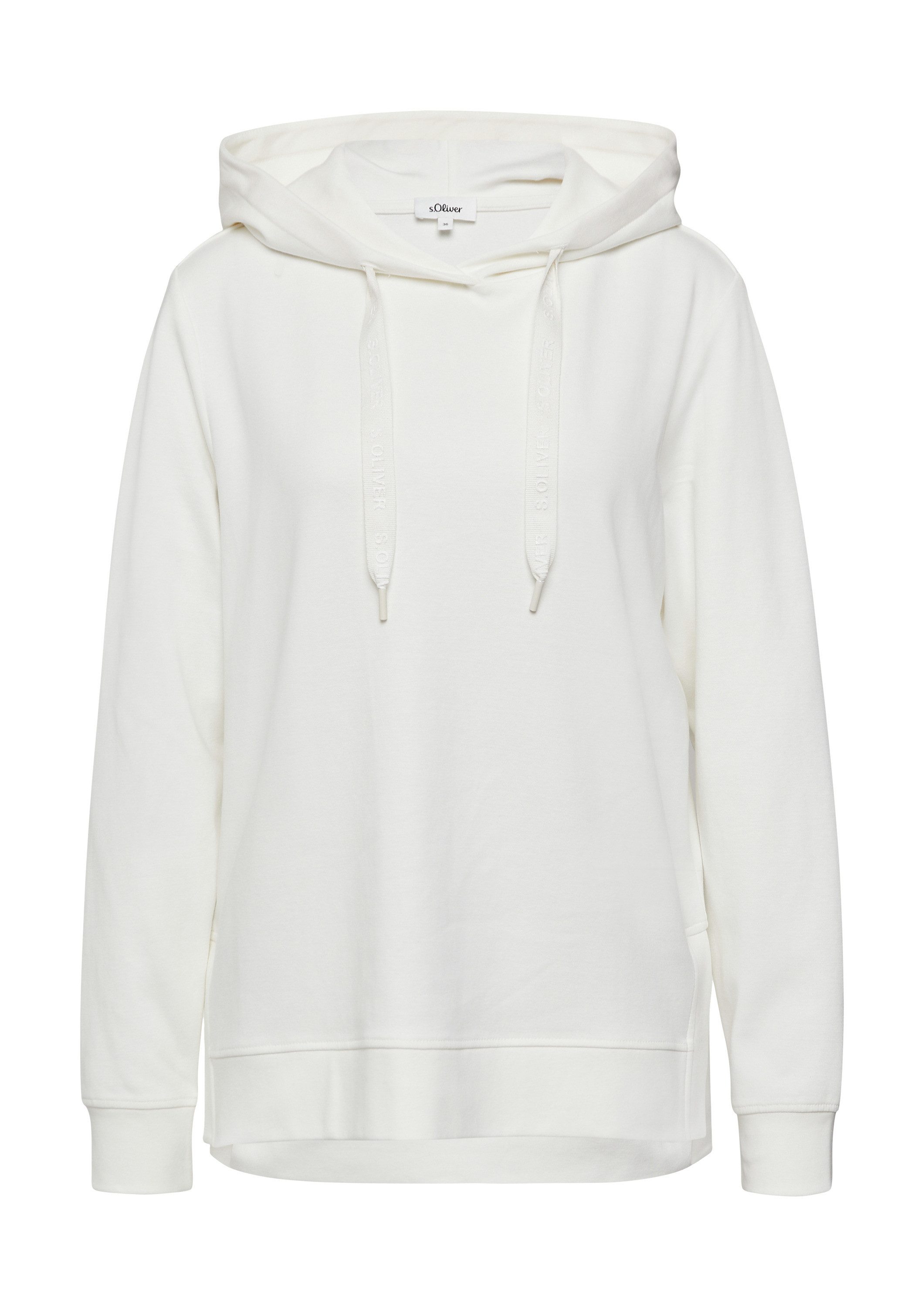 s.Oliver Sweatshirt Sweatshirt Sweatshirt im Relaxed Fit mit Seitenschlitz günstig online kaufen