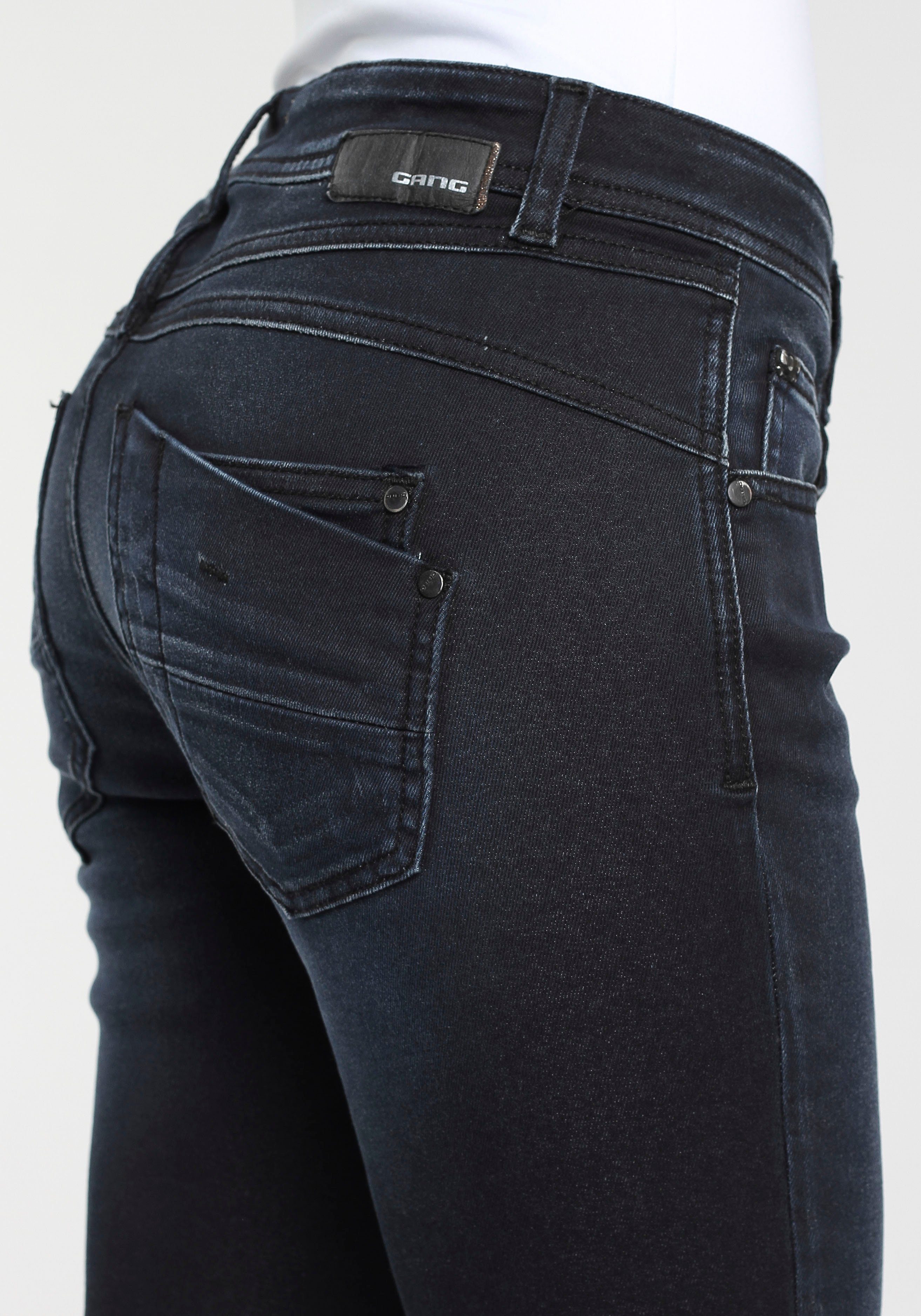 Damen Jeans GANG Relax-fit-Jeans AMELIE-GA kann sowohl lässig auf den Hüften als auch eng getragen werden