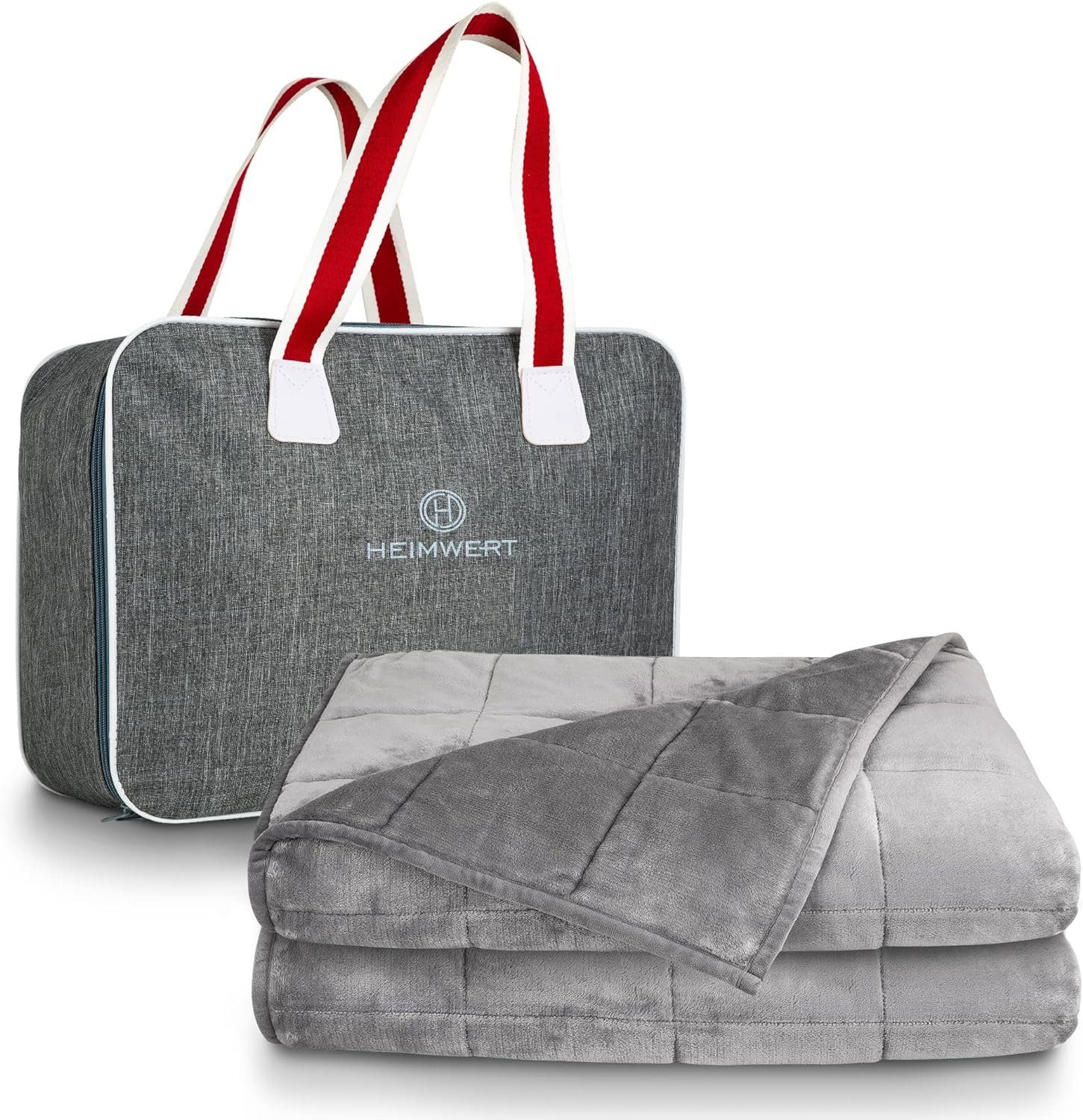 HEIMWERT Gewichtsdecke Gewichtsdecke Therapiedecke 4kg, Füllung: günstig online kaufen