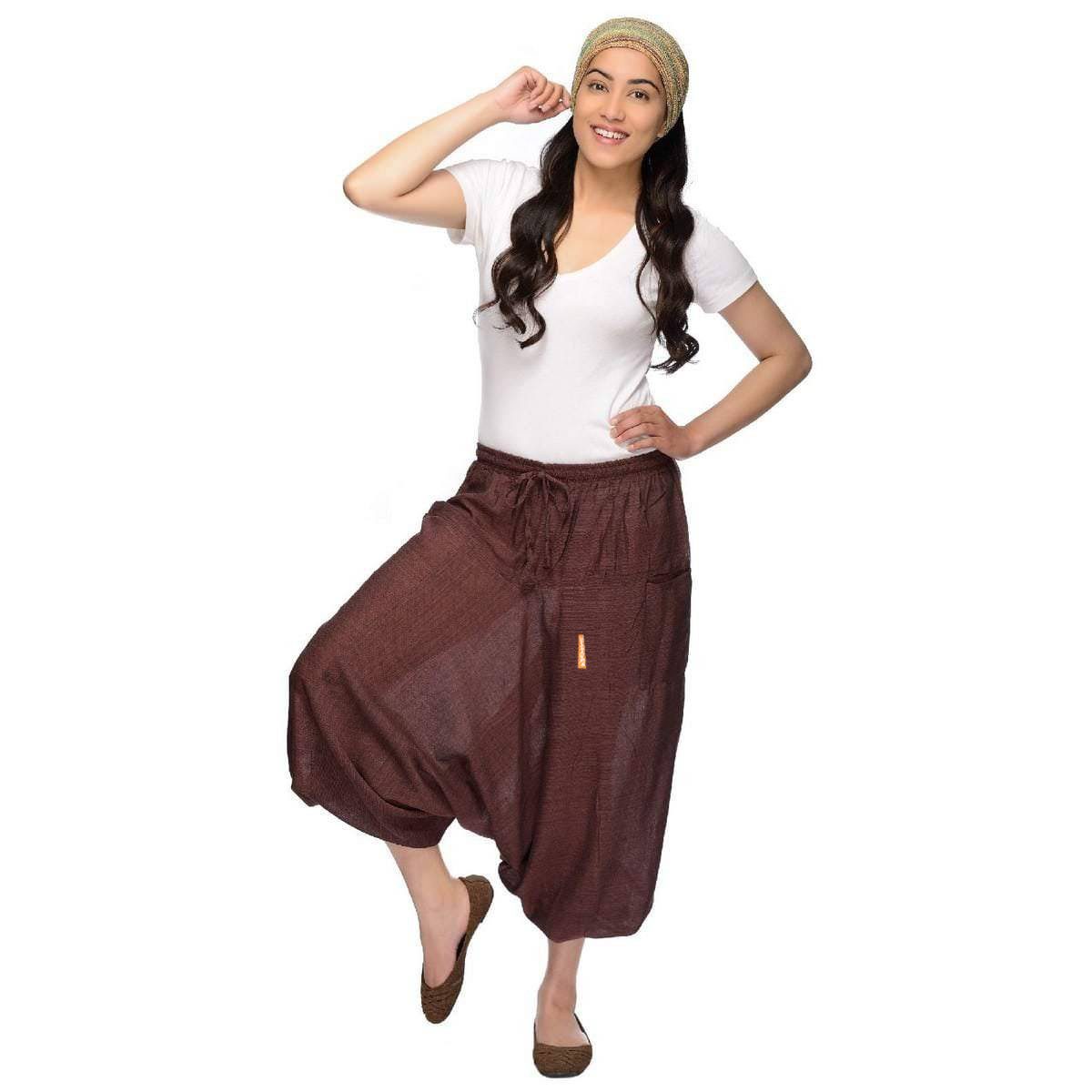 SIMANDRA Haremshose Singharaja Damen Freizeithose (1-tlg) Aladinhose Pluderhose Pumphose Yoga Goa Freizeit