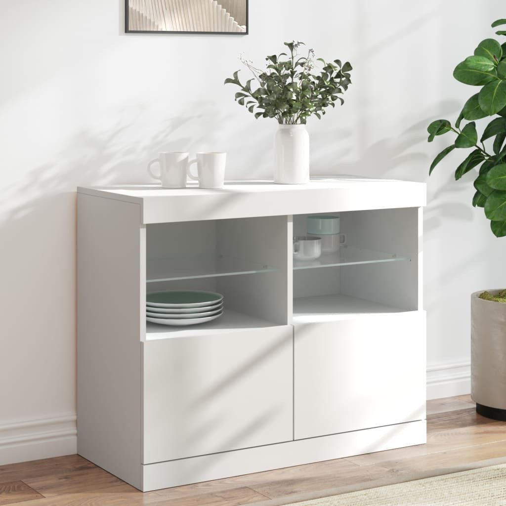vidaXL Sideboard Kommode Sideboard mit LED günstig online kaufen