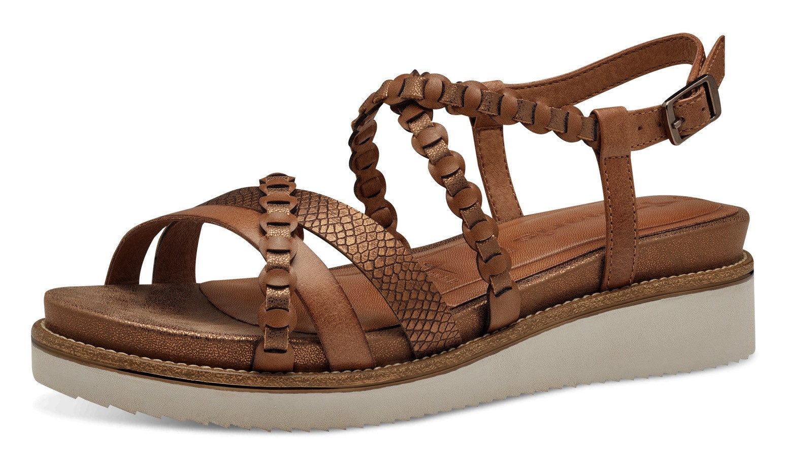 Tamaris Keilsandalette, Riemchensandale, Sommerschuh mit verstellbarer Schn günstig online kaufen