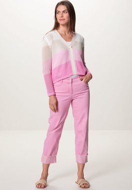 bianca Stretch-Jeans MELBOURNE mit modischem, umgeschlagenen Saum in Trendfarben