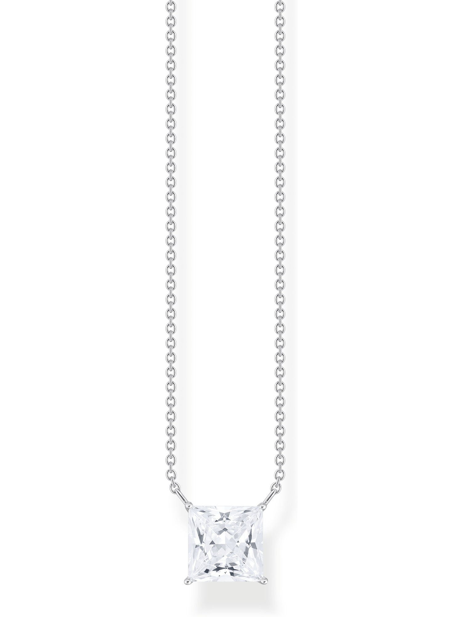Silberkette Thomas Sabo Damen-Kette 925er Silber Zirkonia