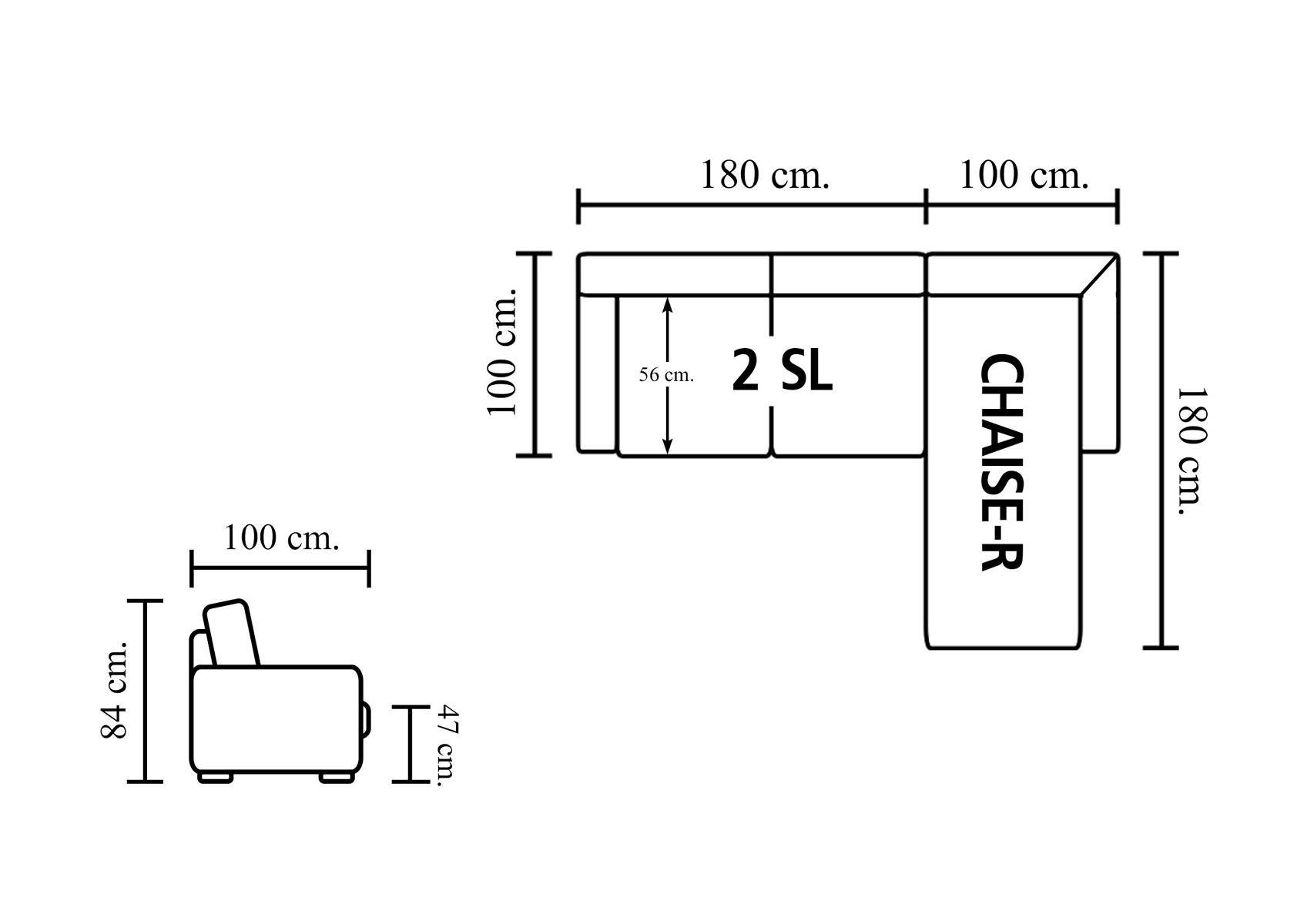 Salottini Ecksofa Designer Ecksofa Modell Deluxe Eckcouch Deluxe, mit Relaxfunktion
