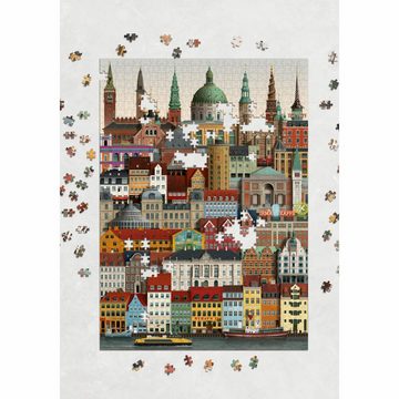 Martin Schwartz Puzzle Kopenhagen / København 50 x 70 cm, 1000 Puzzleteile