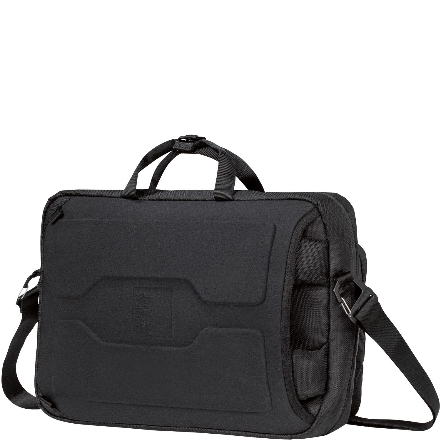 Jack Wolfskin Umhängetasche Jack Wolfskin Laptop Tasche/Rucksack New York 2IN1 Flipbag ultra black (1, 1-tlg., 1)