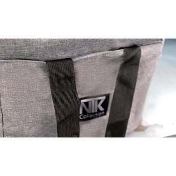 NTK-Collection Kühltasche Kühltasche Neria Grau, Isoliertasche Thermotasche Picknicktasche