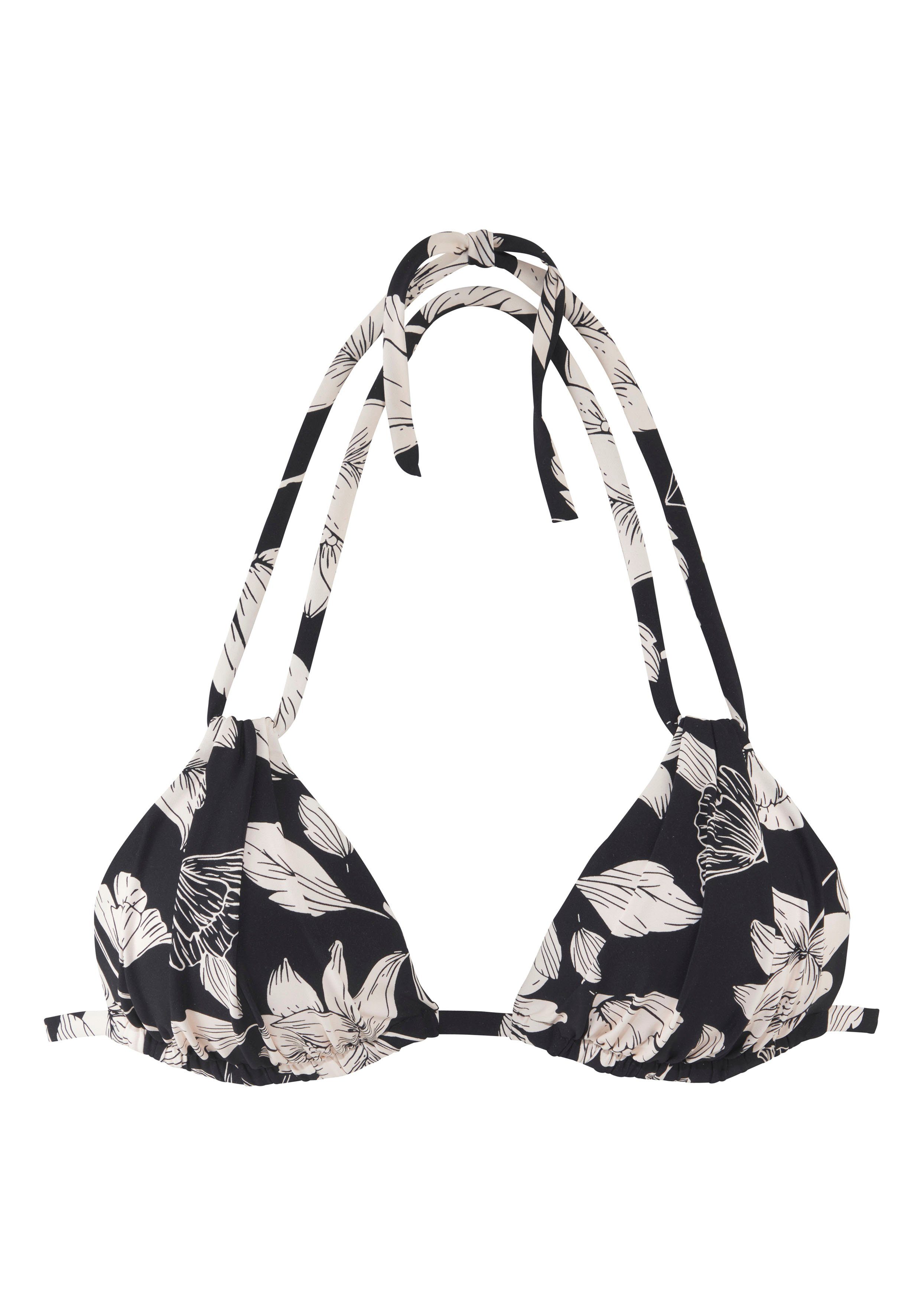 s.Oliver Triangel-Bikini-Top Lady, mit floralem Design günstig online kaufen