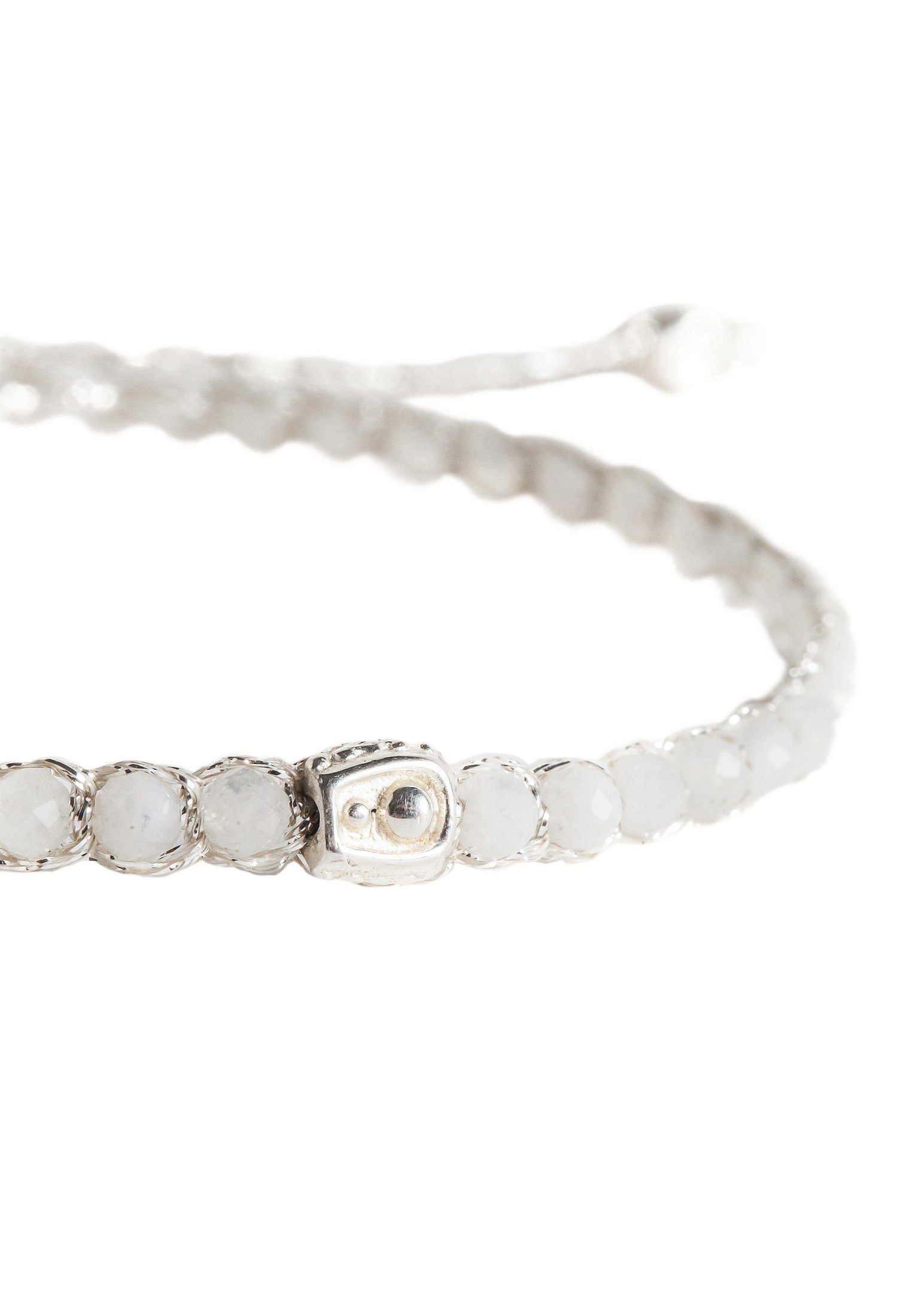SAMAPURA Armband Mondstein Armband, Silber Faden günstig online kaufen