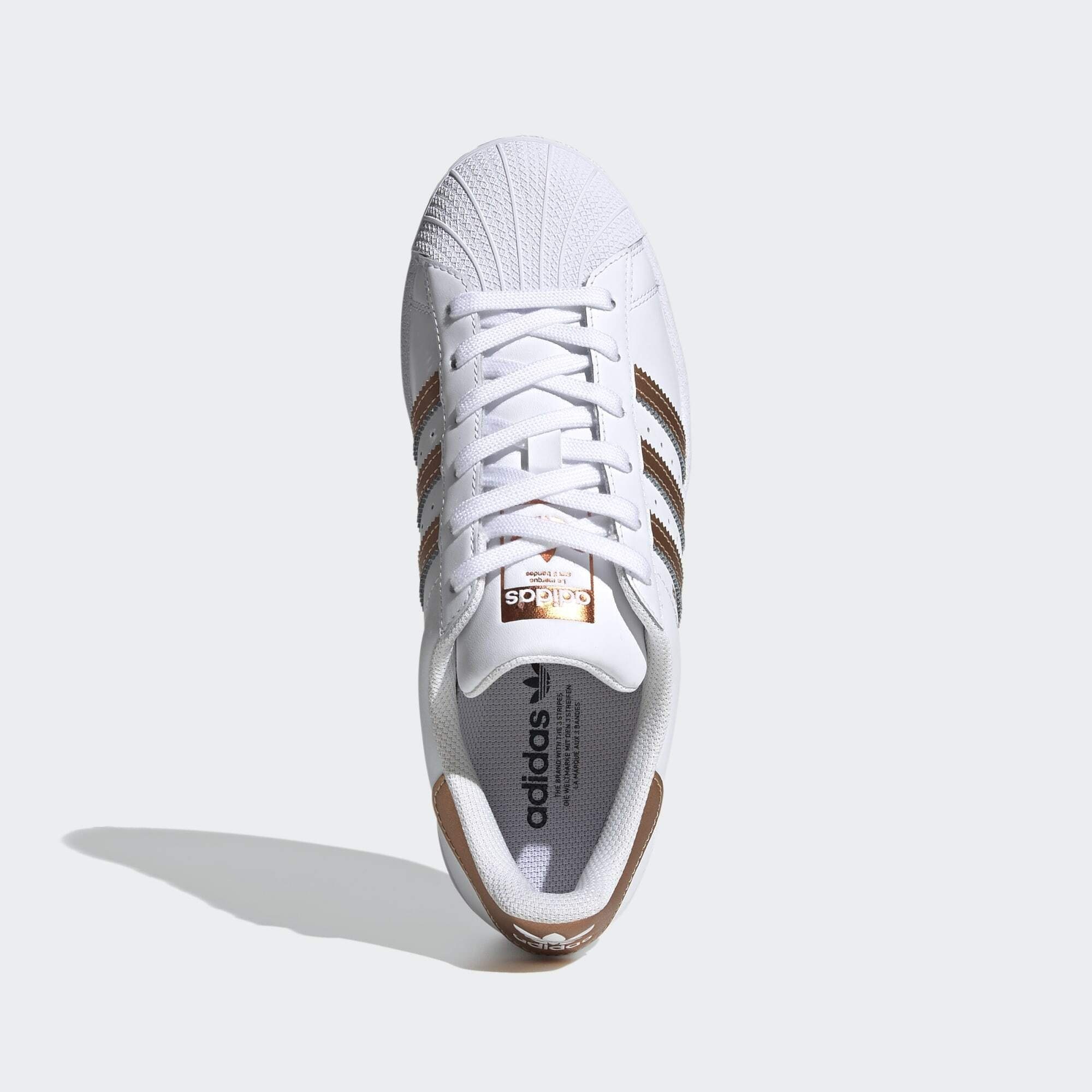 adidas Originals SUPERSTAR SCHUH Black / Copper White Metallic Sneaker / Core Cloud