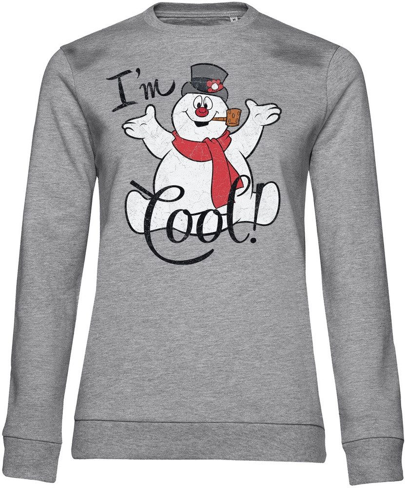 Frosty The Snowman Rundhalspullover I'M Cool Girly Sweatshirt