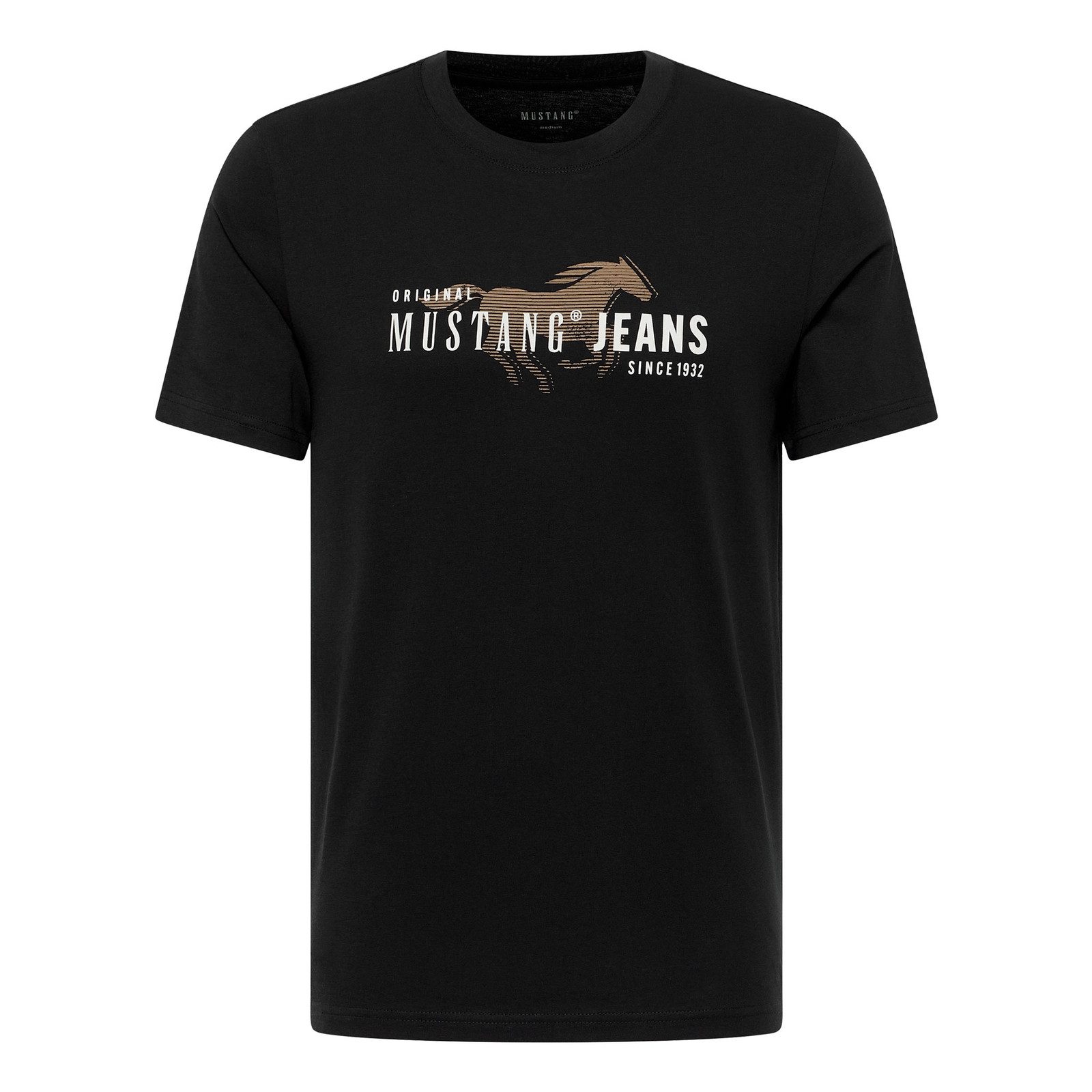 MUSTANG T-Shirt T-Shirt Austin mit Print auf der Vorderseite günstig online kaufen