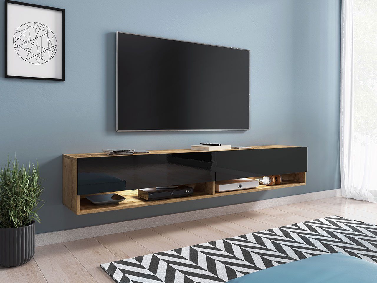 MIRJAN24 TV-Schrank A180 (mit 2 Türen) günstig online kaufen