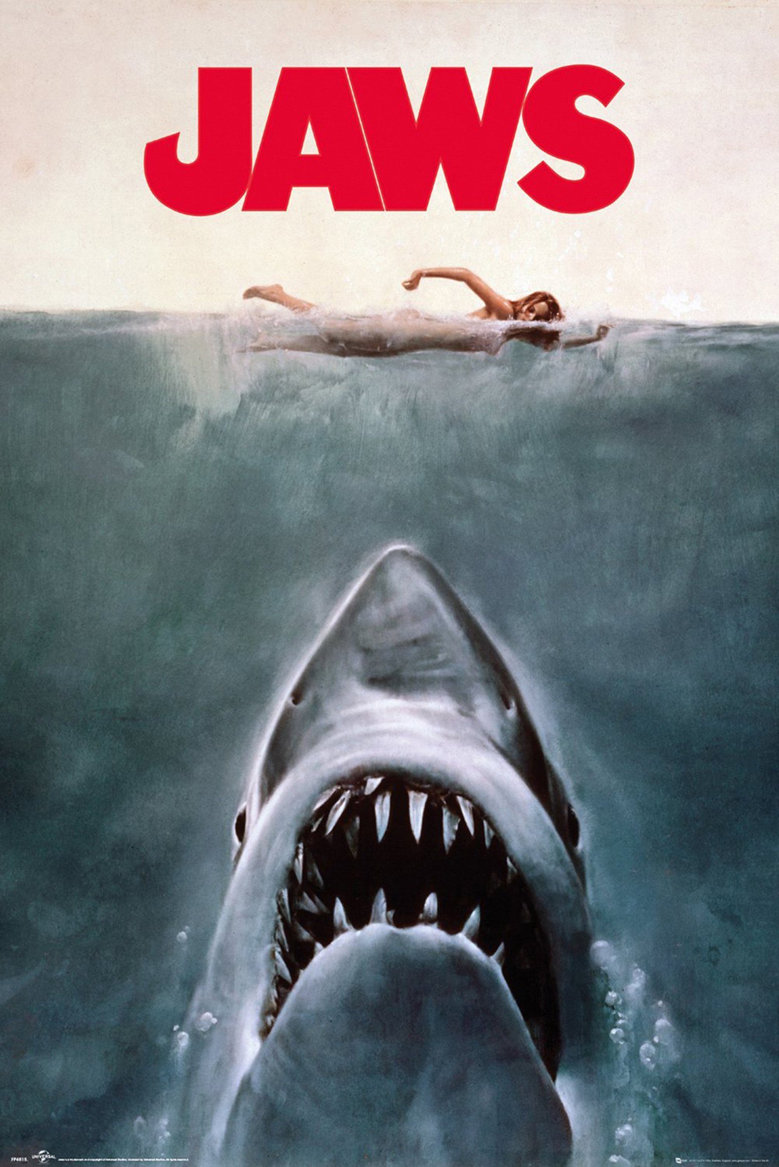 GB eye Poster Der Weiße Hai Poster Jaws Key Art 61 x 91,5 cm günstig online kaufen