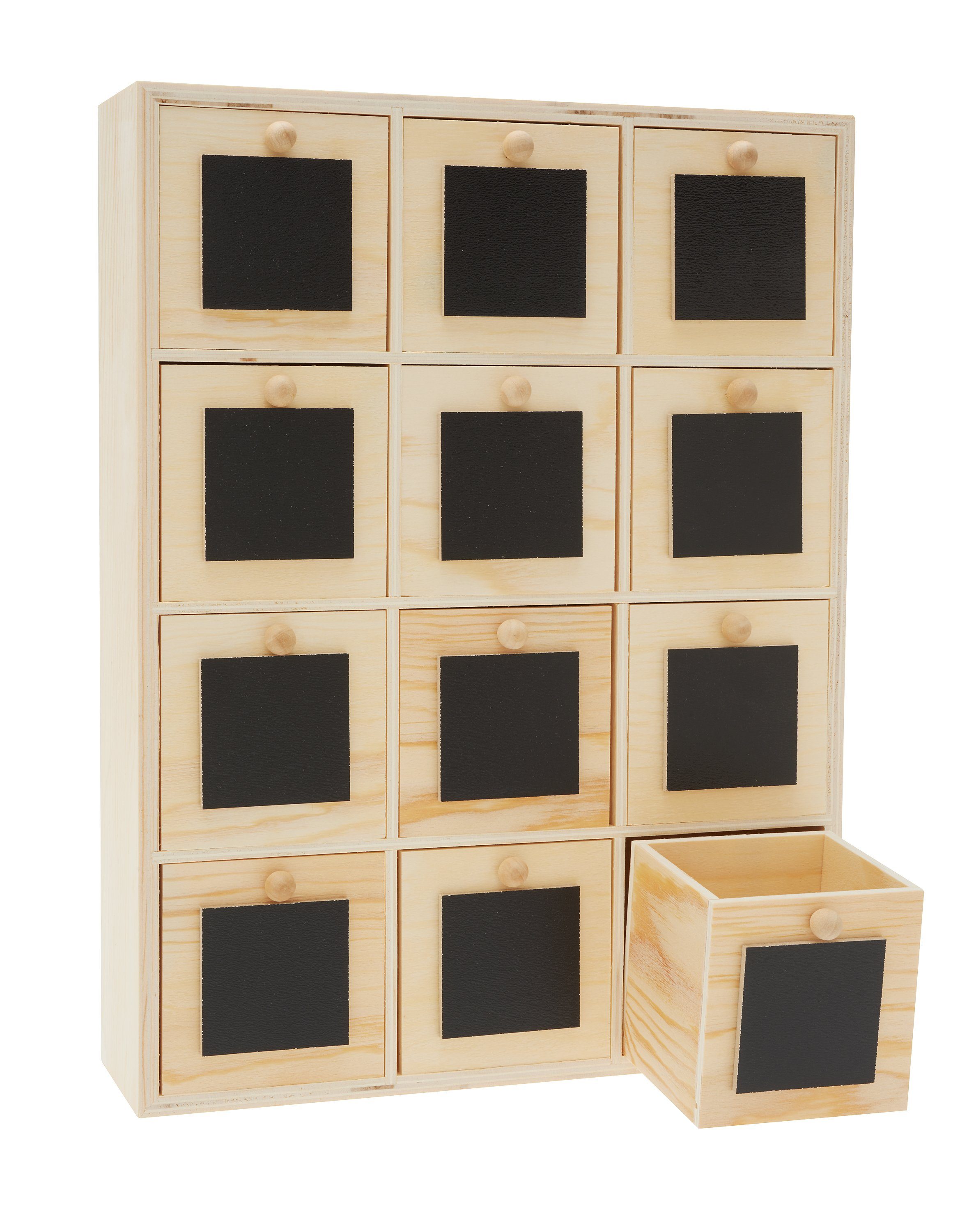 VBS Aufbewahrungsbox »Mini-Kommode Tafelfront«, 12 Schübe 31,5 cm x 24 cm  online kaufen | OTTO
