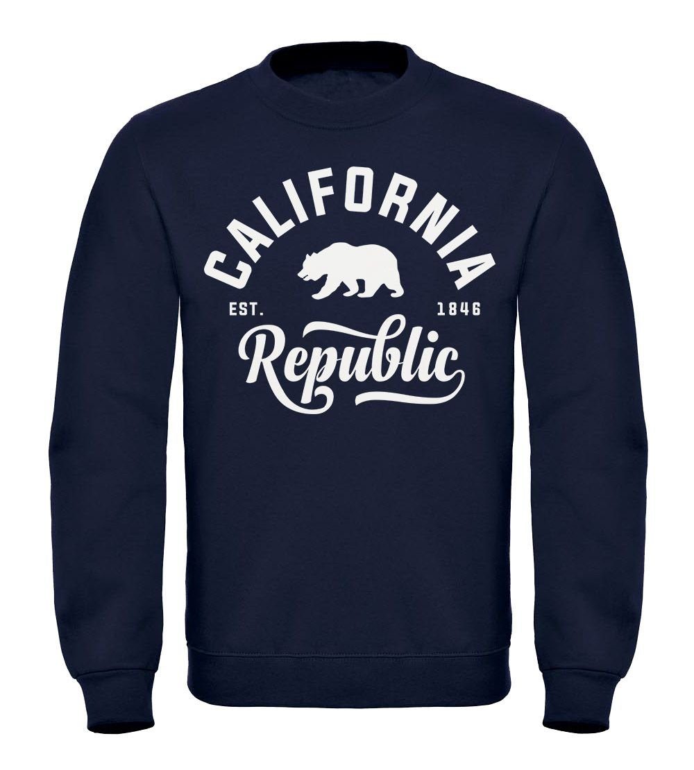 Sweatshirt Schöner California Republic Herren Pullover Sweatshirt Neverless®