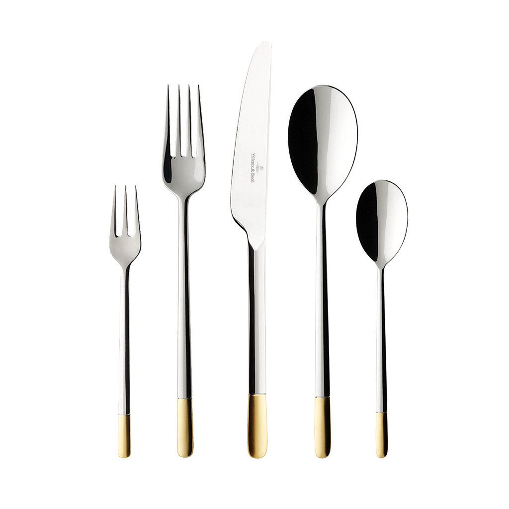 Villeroy & Boch Besteck-Set Ella Besteck30 (30-tlg), 6 Personen, Edelstahl, Edelstahl, 30 Stck, spülmaschinenfest