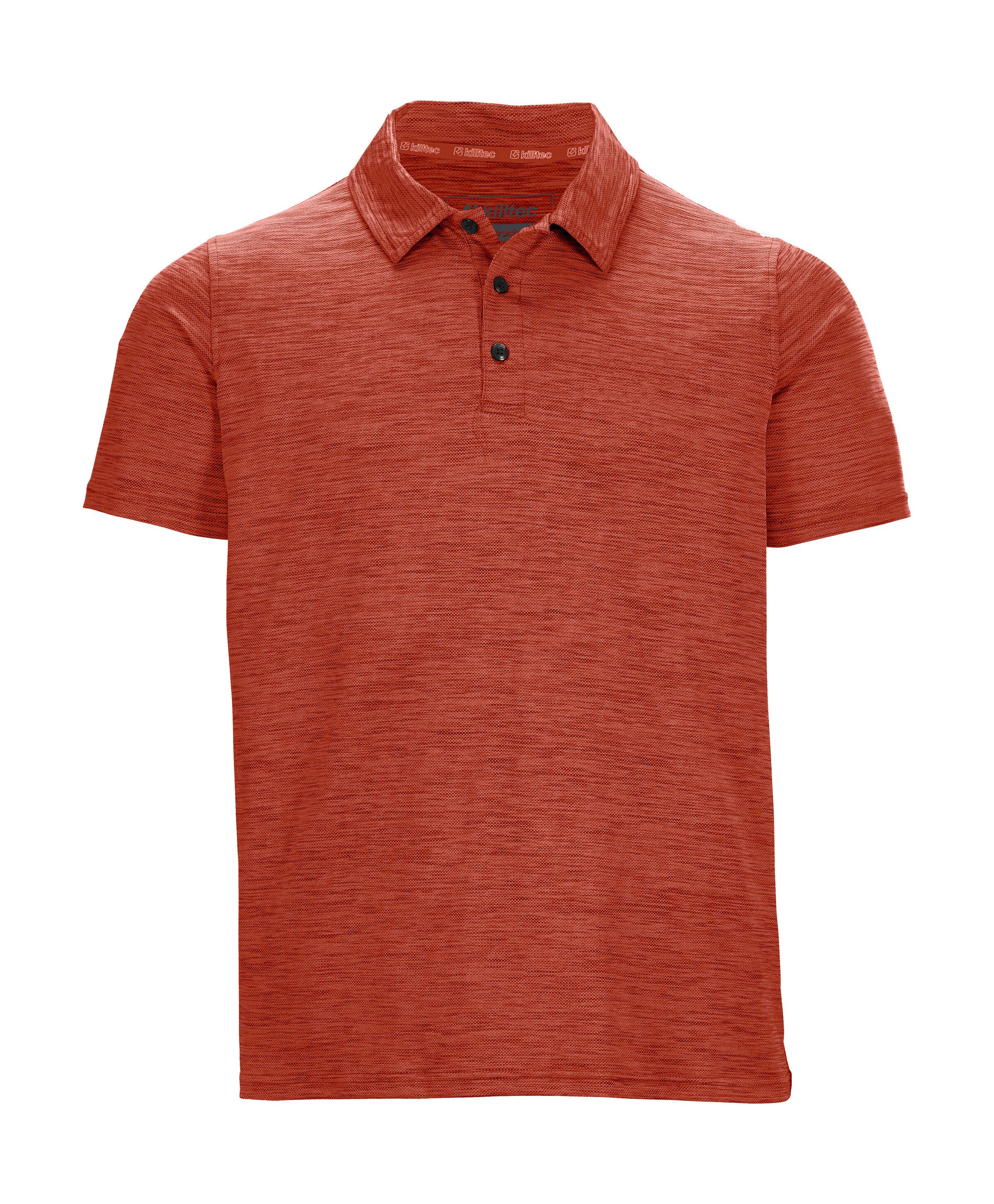 Killtec Poloshirt MN PL SHRT Feuchtigkeitstransportierendes, schnelltrocknendes Melange-Poloshirt