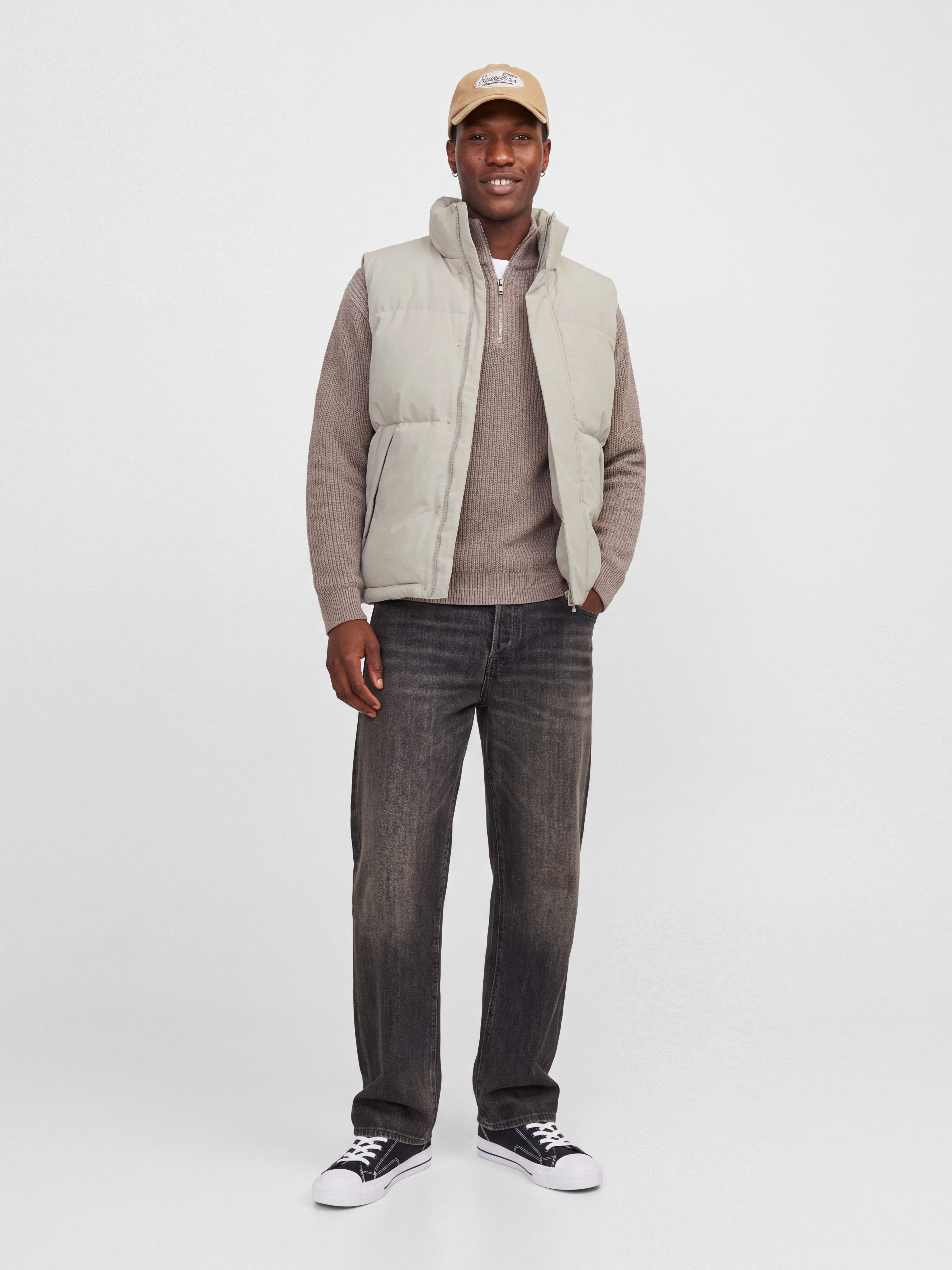 Jack & Jones Steppweste JJESOHO BODYWARMER AW26 SN Kunstfaser, mit Stehkragen – Bild 2 von 5