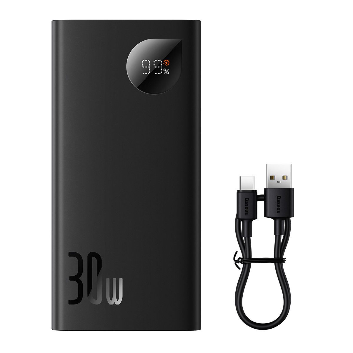 Powerbank mit Digitalanzeige 20000mAh 30W 2 x USB / 1x USB Type C Powerbank