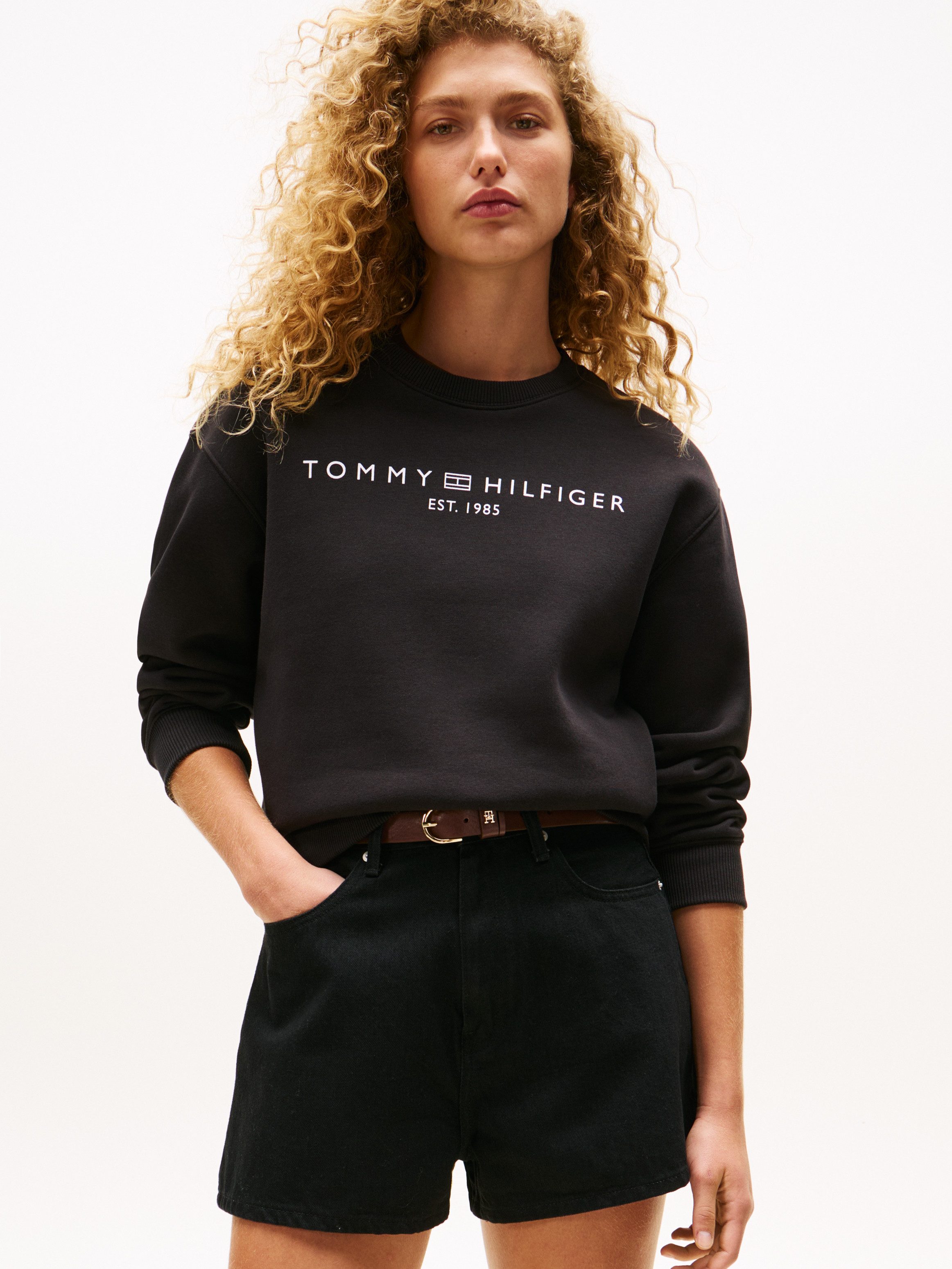 Tommy Hilfiger Sweatshirt MDRN REG CORP LOGO C-NK SWTSHRT mit Logoschriftzu günstig online kaufen