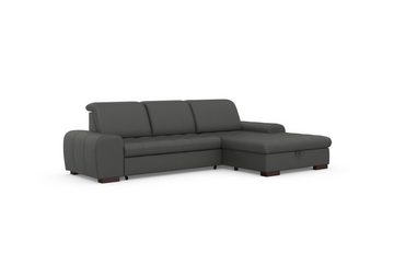 sit&more Ecksofa Luxor L-Form, wahlweise mit Bettfunktion, Bettkasten und Kopfteilverstellung