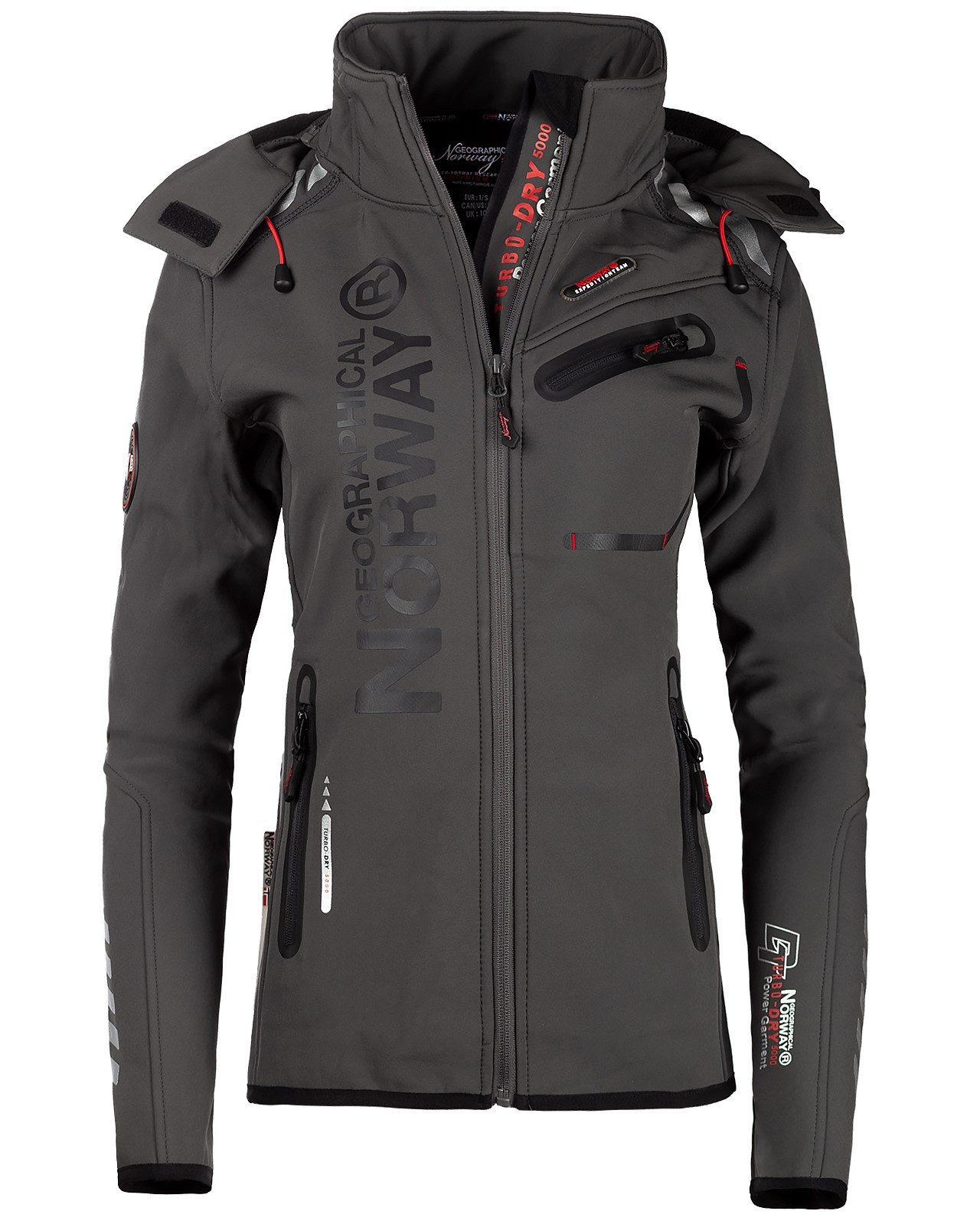 Geographical Norway Softshelljacke Damen Regular Fit Allwetterjacke bareine günstig online kaufen