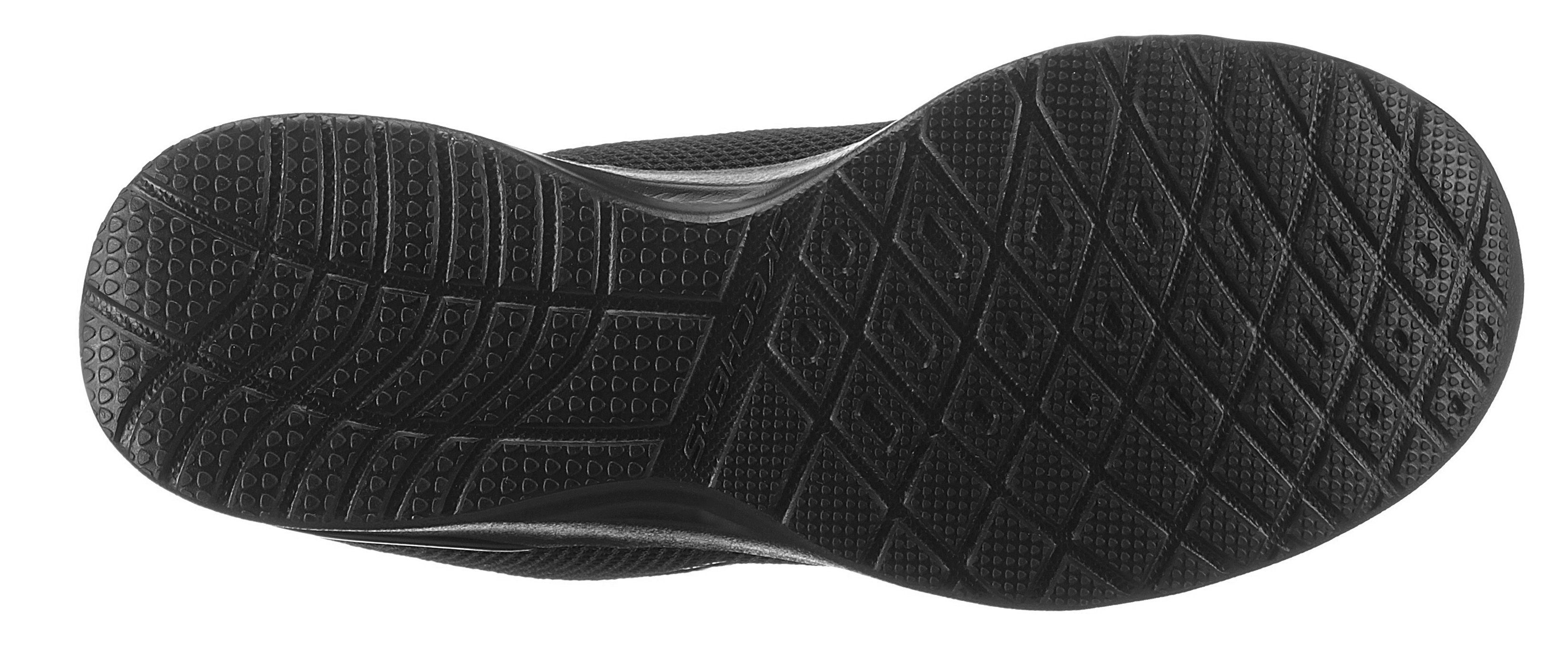 Skechers Skech-Air Dynamight black Metallic-Element Fast an der - Brake mit Sneaker Ferse