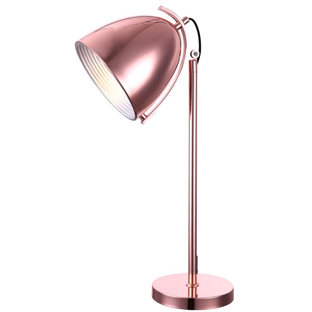 etc-shop Spot Lampe Tisch Strahler inklusive, Lese Kupfer Ess nicht Schreibtischlampe, Leuchte Leuchtmittel Wohn Zimmer