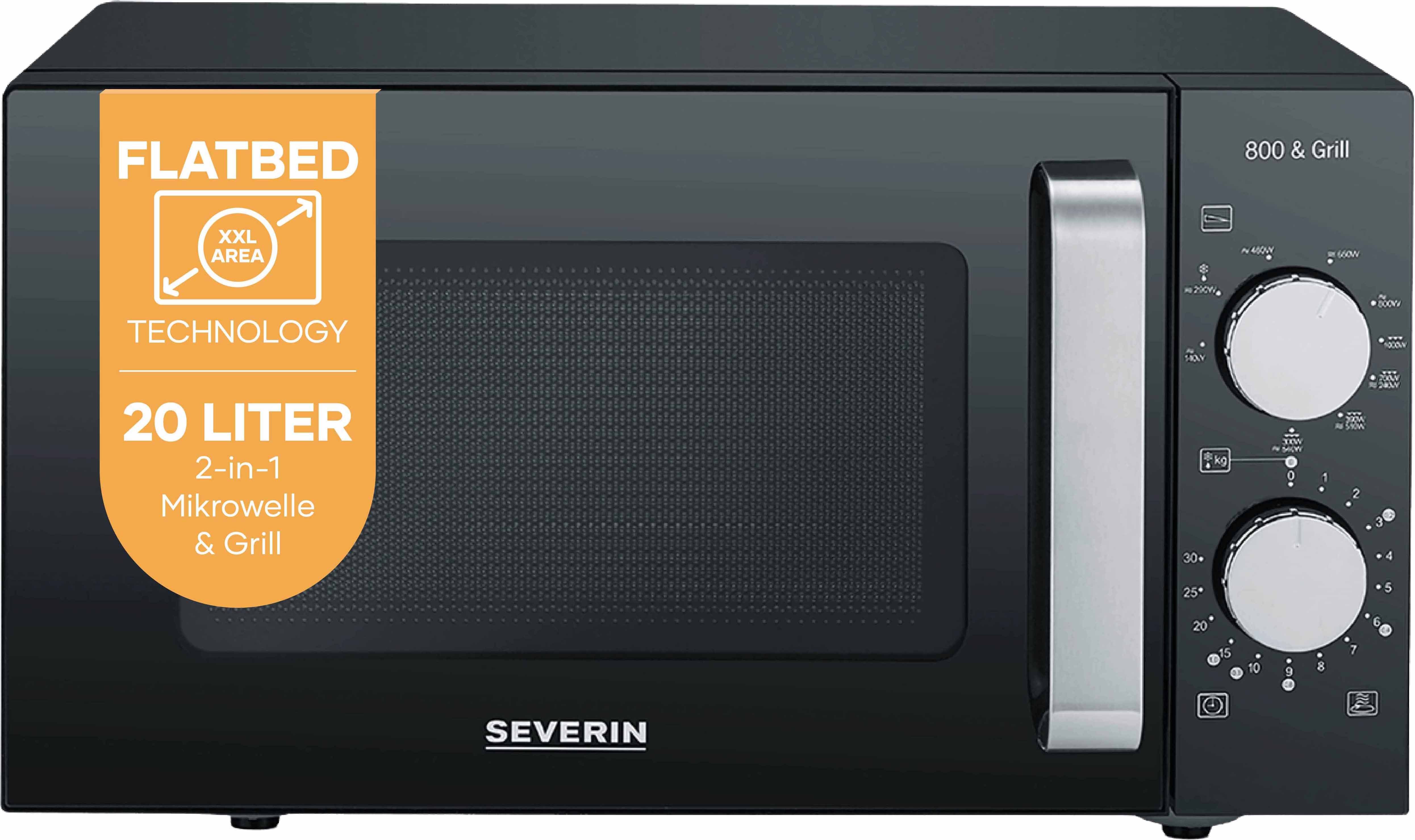 Severin Mikrowelle MW 7762, Grill, Mikrowelle, 20 l