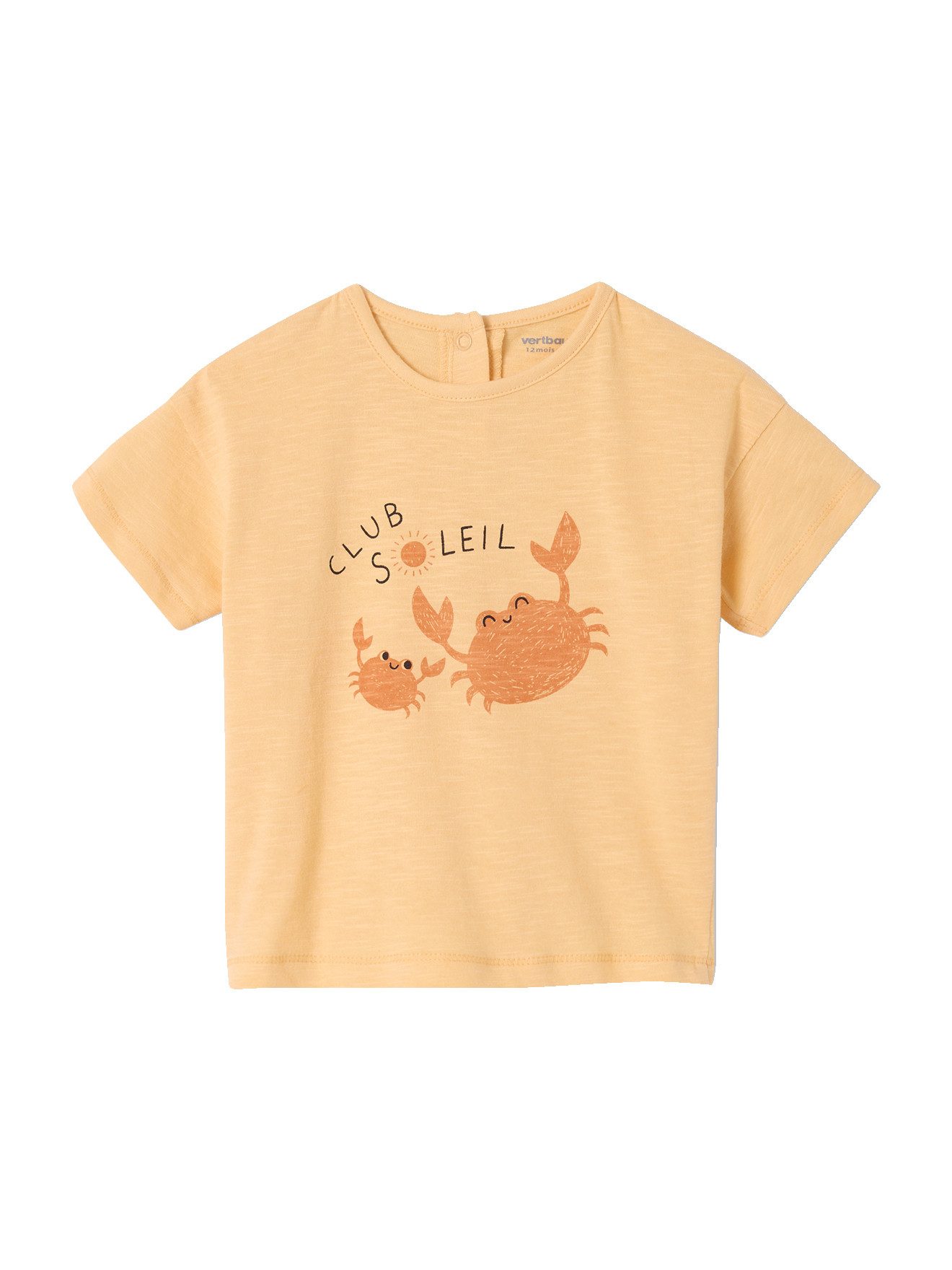 vertbaudet T-Shirt Bio-Kollektion: Baby T-Shirt mit Meeres-Motiven
