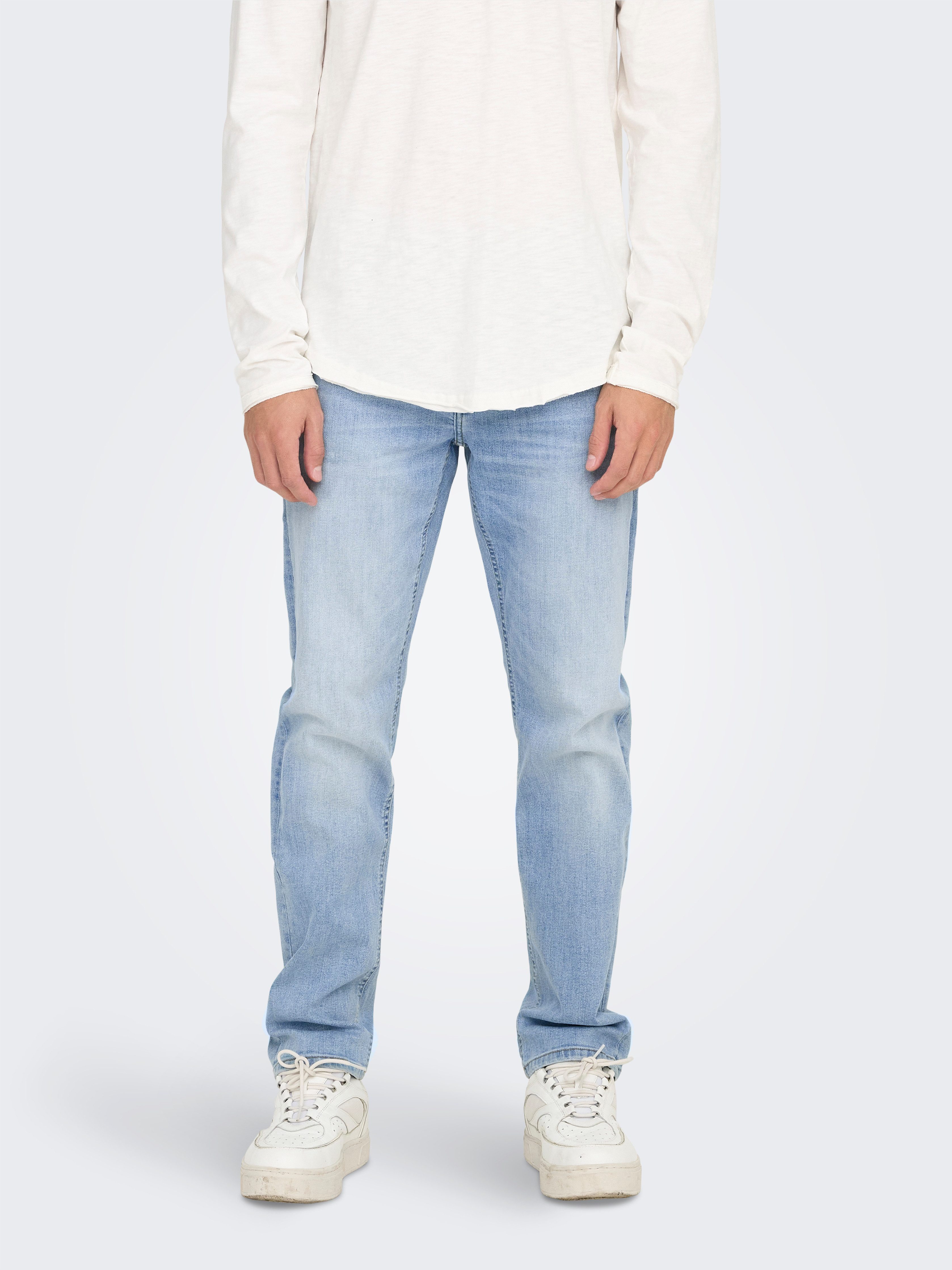 ONLY & SONS Regular-fit-Jeans ONSWEFT REG. BOX AZG DNM MU OTL günstig online kaufen