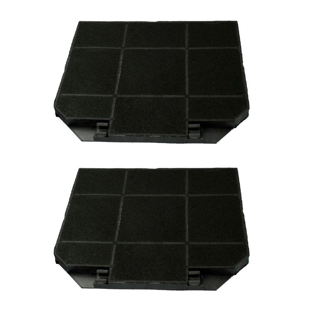 Trade-Shop Aktivkohlefilter 2x passend für AEG AWH9475BM X69454MD10 X79263MK10 X76263MK10, Zubehör für Ersatzfilter für Dunstabzugshaube, Electrolux-Gruppe / Indesit Ariston Hotpoint / Whirlpool-Gruppe