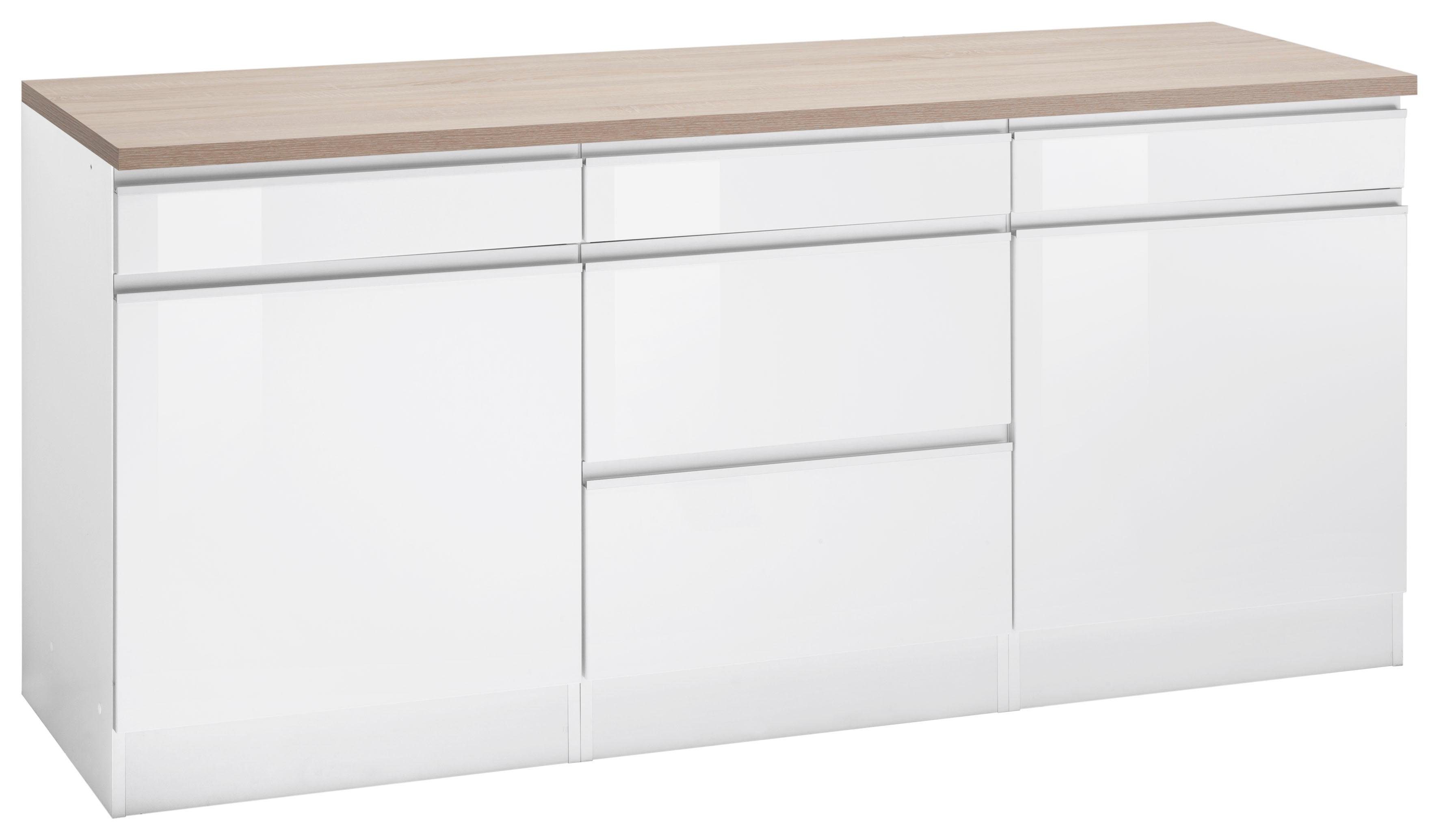 KOCHSTATION Unterschrank KS-Ohio Breite 180 cm