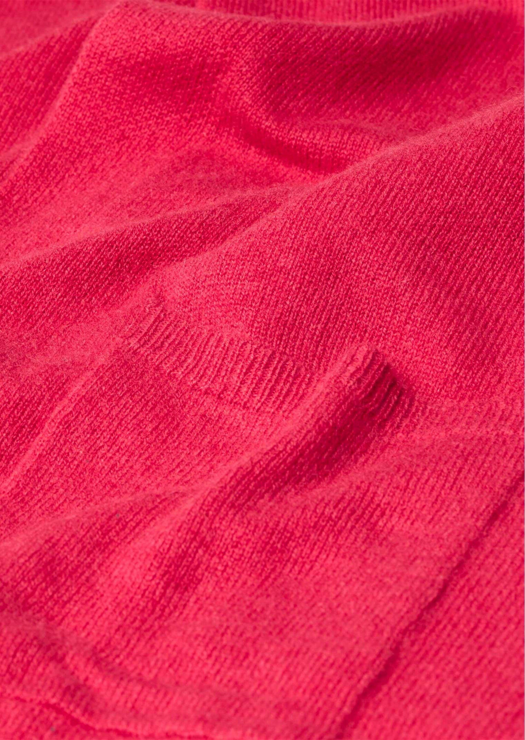 pink Strickjacke Kaschmir-Longstrickjacke GOLDNER Modische