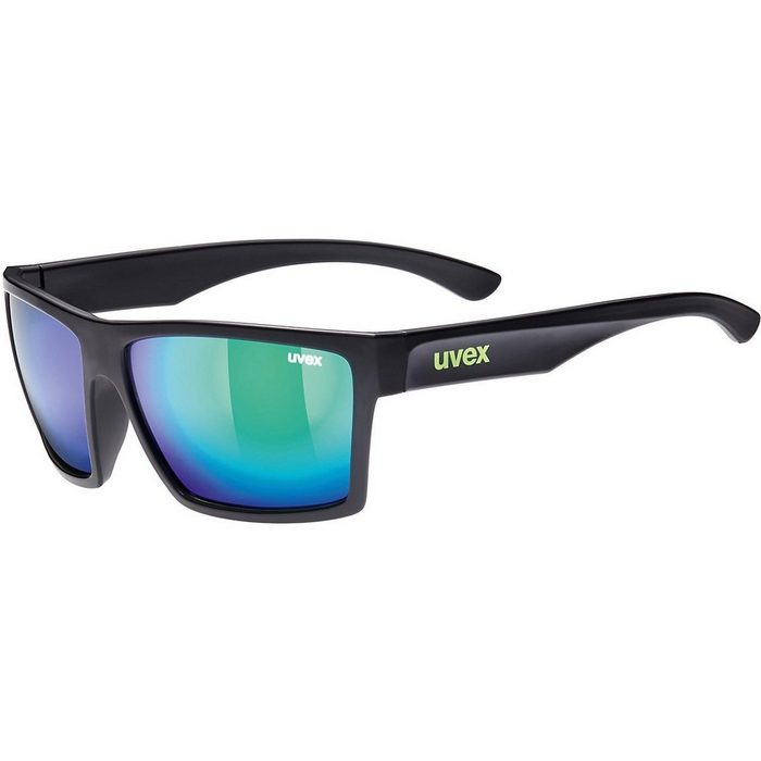 Uvex Sonnenbrille Sonnenbrille LGL 29 black mat / mirror green