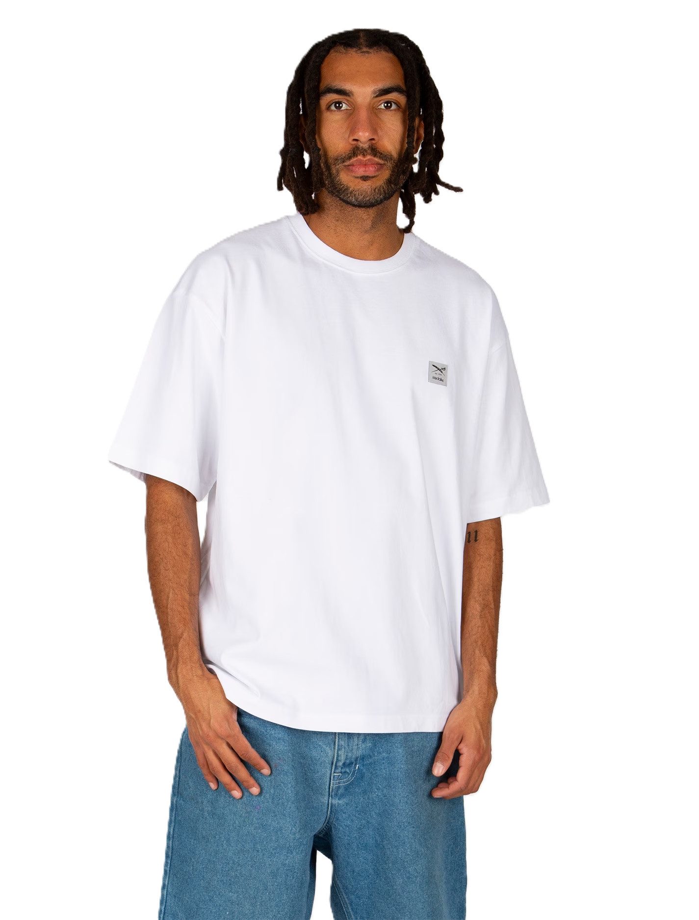 iriedaily Kurzarmshirt Heavy Flag - T-Shirt Herren - Herrenshirt - Basicshirt - Loose Fit - w