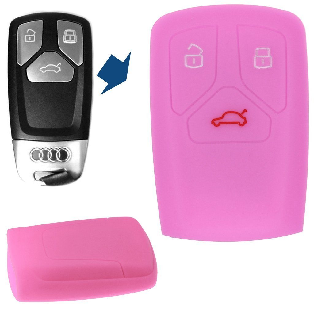 Auto Schlüssel Hülle cover Schutzhülle für Audi A4 A5 A6 A7 Q5 R8