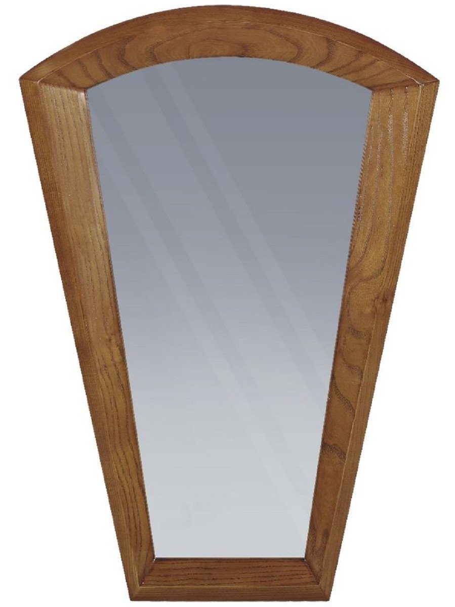 Padrino Möbel H. Deco x Massivholz Wohnzimmer - Art x Garderoben 4 Spiegel Eschenholz - - Spiegel Braun hochwertigem Casa cm Deco Art Wandspiegel Spiegel - 63 90 Eleganter Spiegel aus