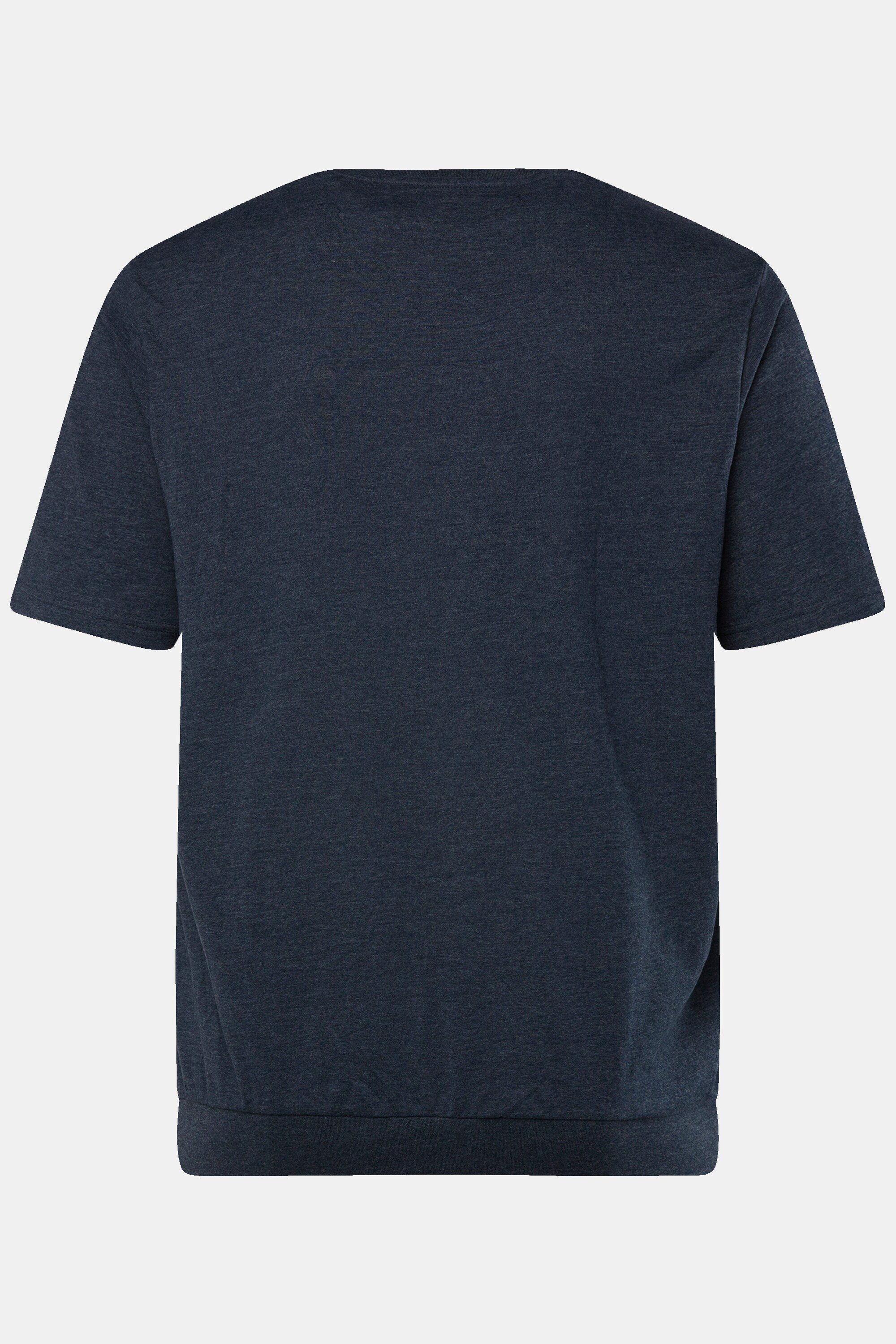Men Plus T-Shirt T-Shirt Bauchfit Basic Halbarm